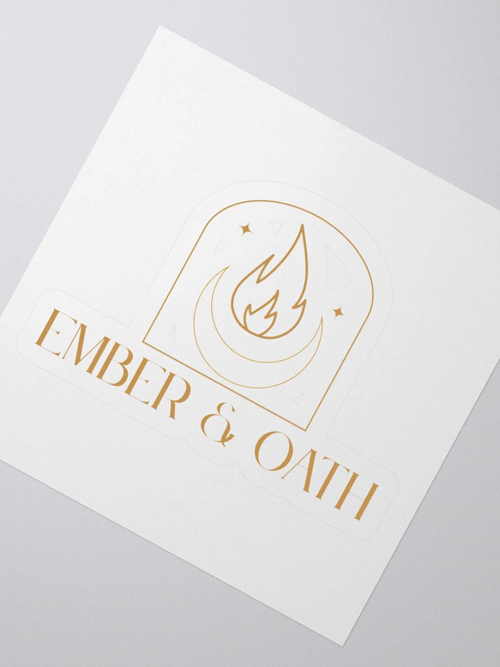 ✨ Ember and Oath Logo Sticker (Kiss Cut) product image (5)