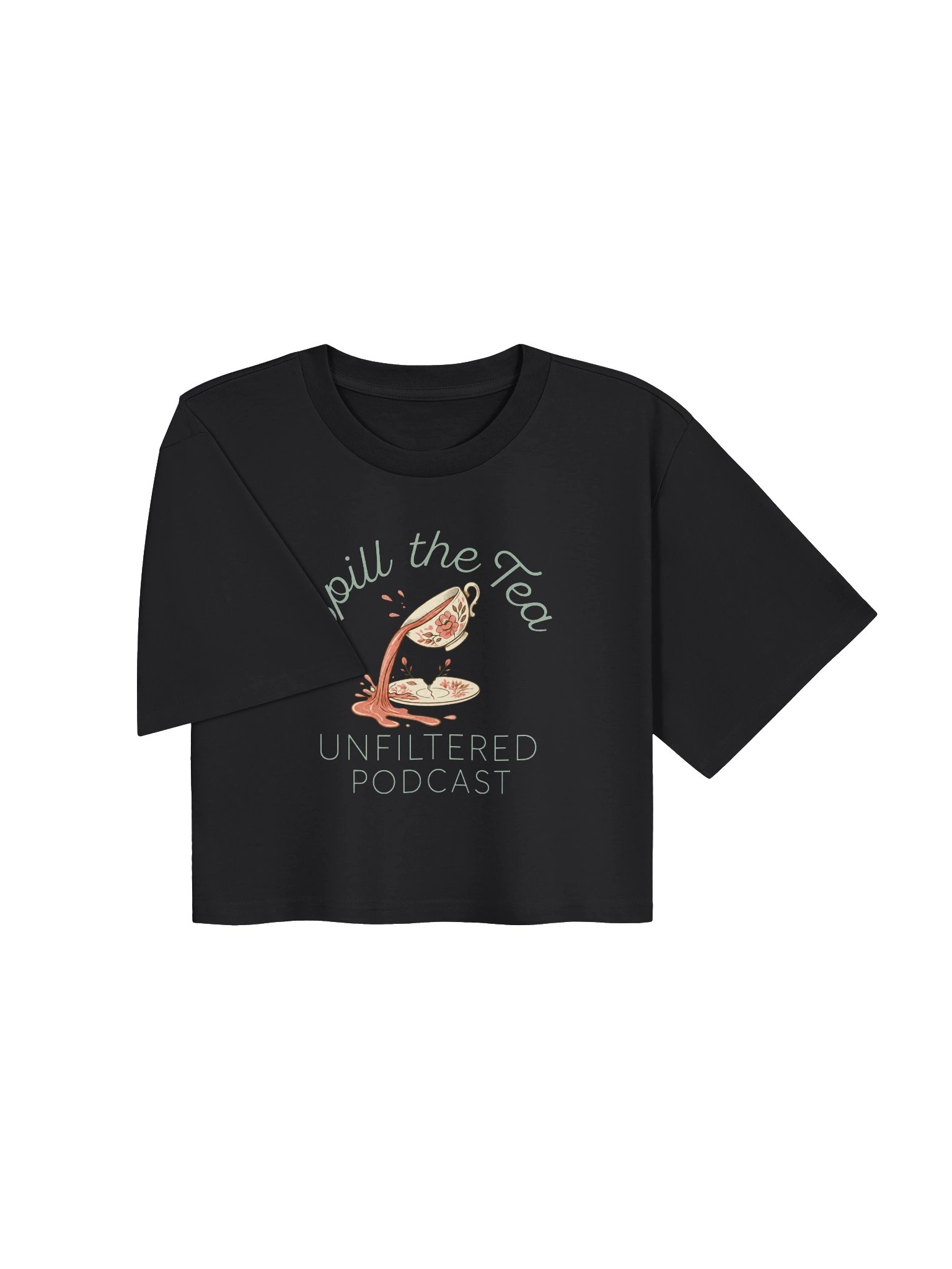 Spill the Tea Unfiltered Crop Tee product image (11)