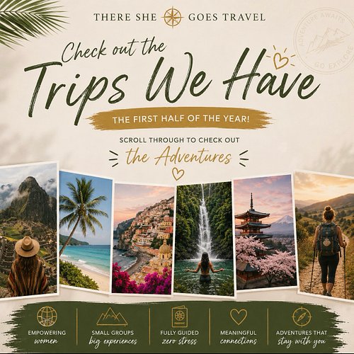 ✨ Where are we headed next?
The first half of 2027 is packed with incredible adventures!
Swipe through to see where we’re goi...