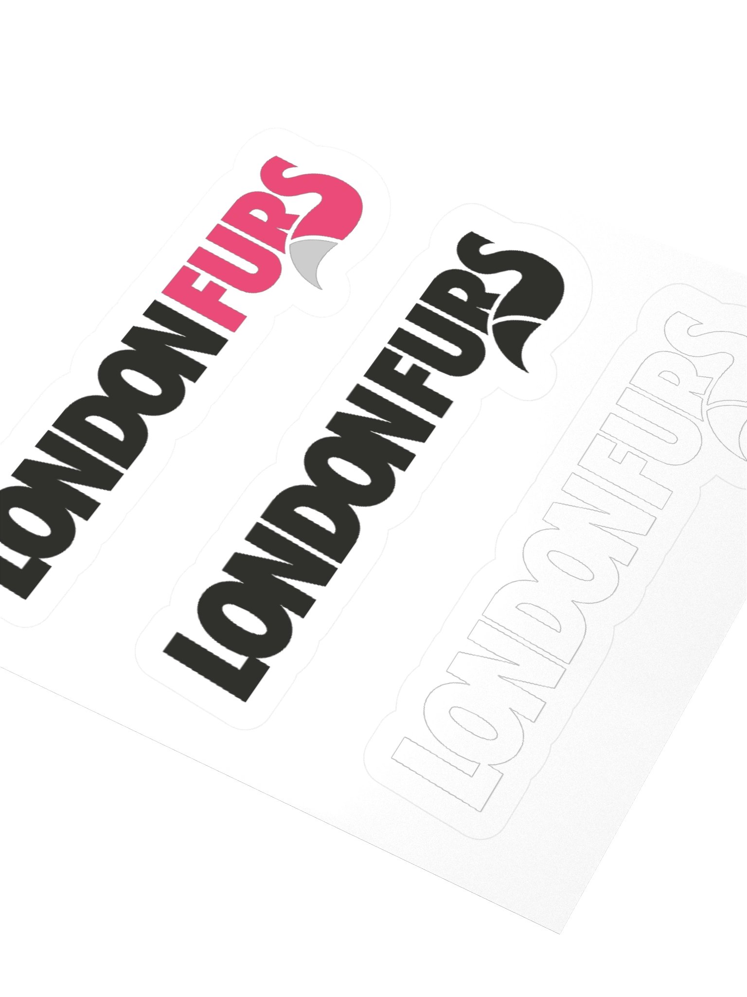 LondonFurs Logo - Sticker set product image (9)