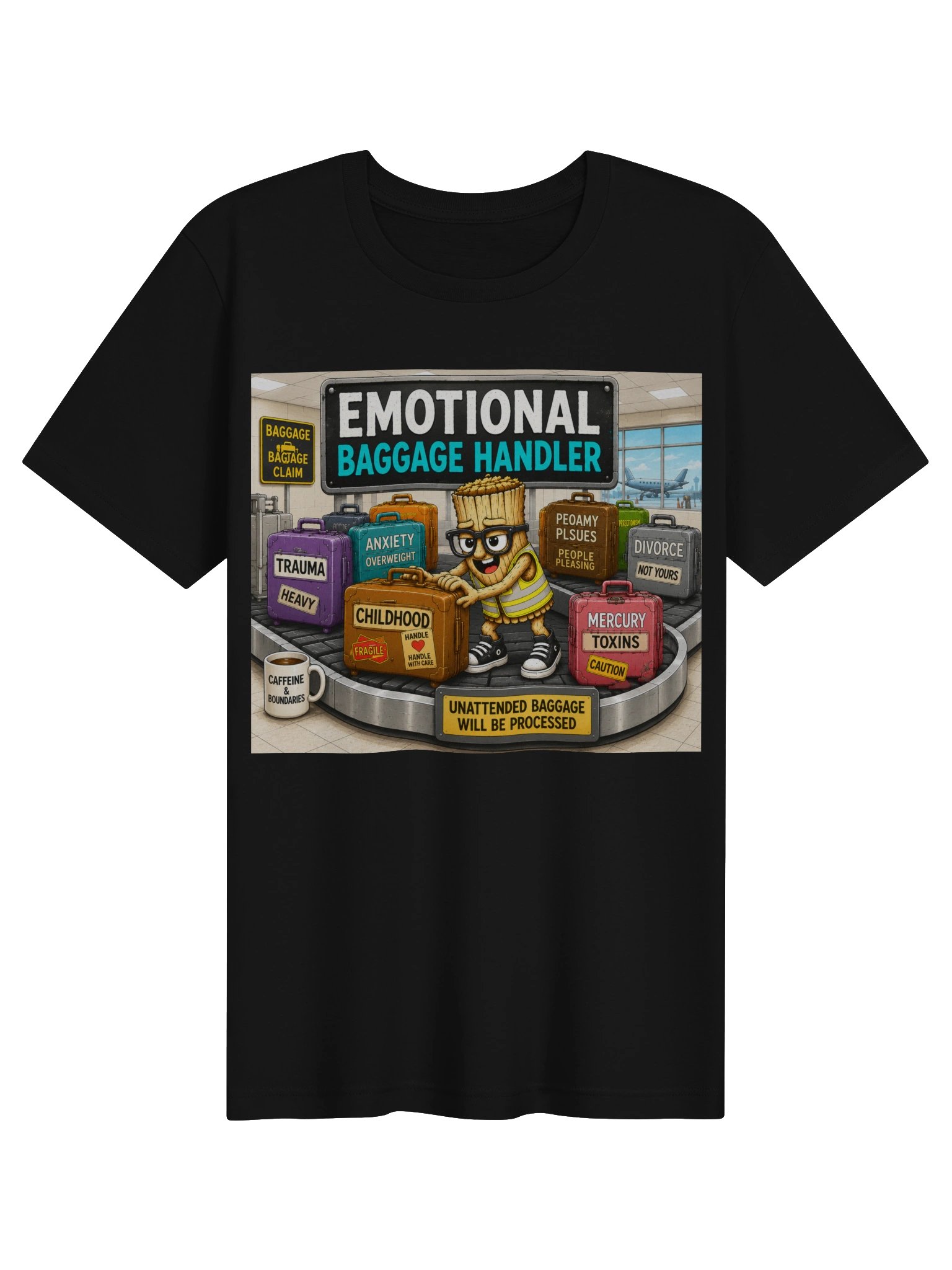 Smudgy the Sage: Emotional Baggage Handler T-Shirt product image (1)