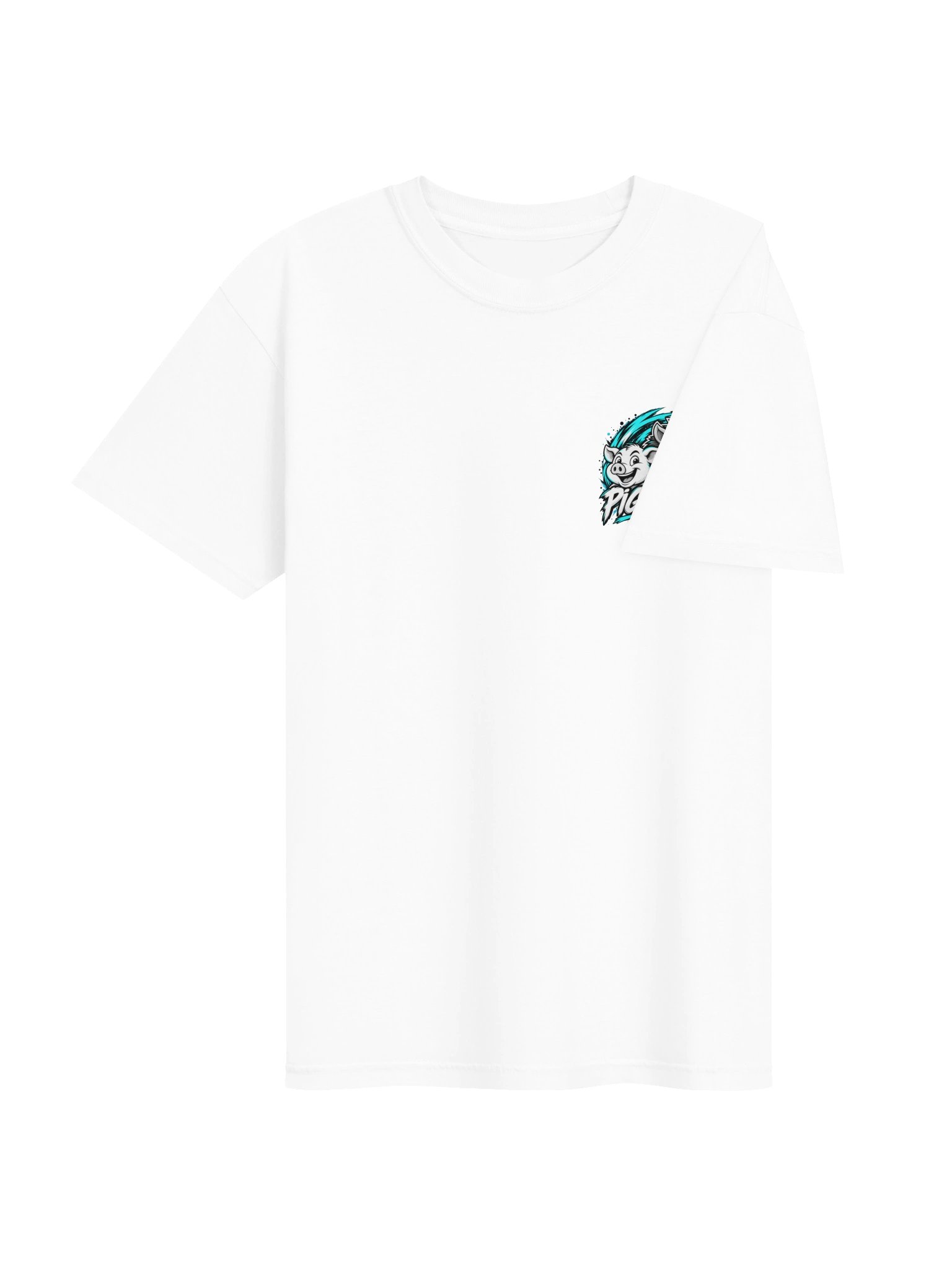 Pig vs Boar Showdown Adult Tee - Teal product image (4)