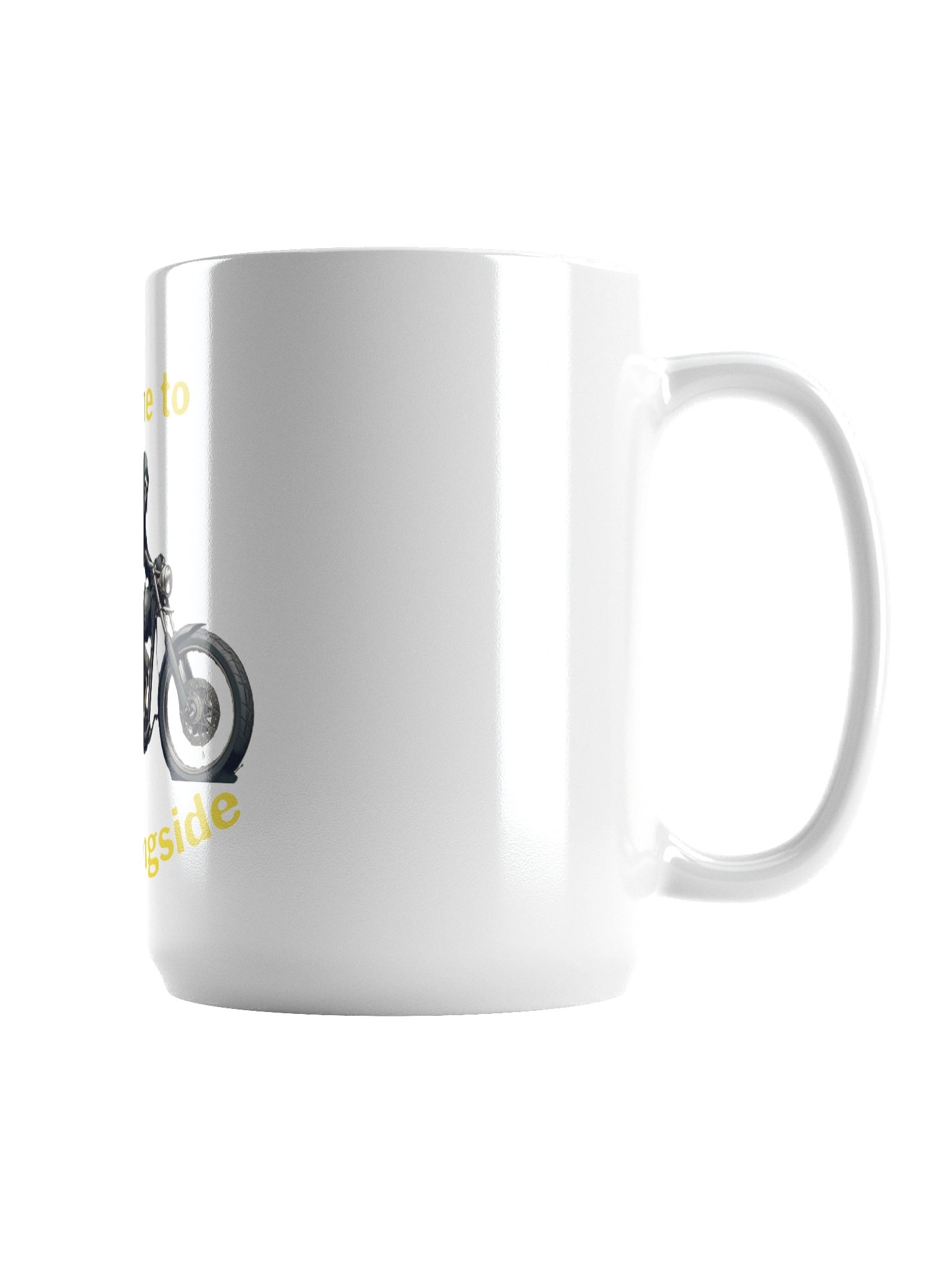 Grim Reaper Ride White Glossy Mug product image (2)