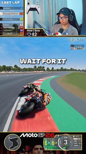 Home race battle, so scary🥶 | #motogp #motogp24 #motogp26 #thohamaingame