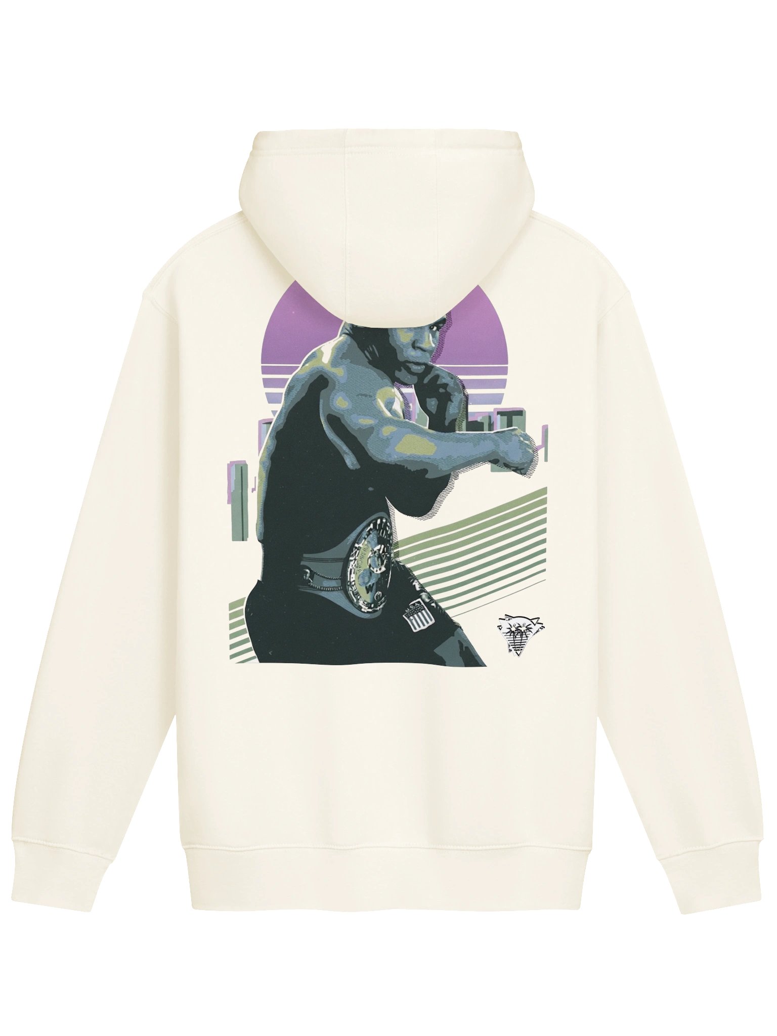 MIKE TYSON RETRO SYNTHWAVE HOODIE product image (14)