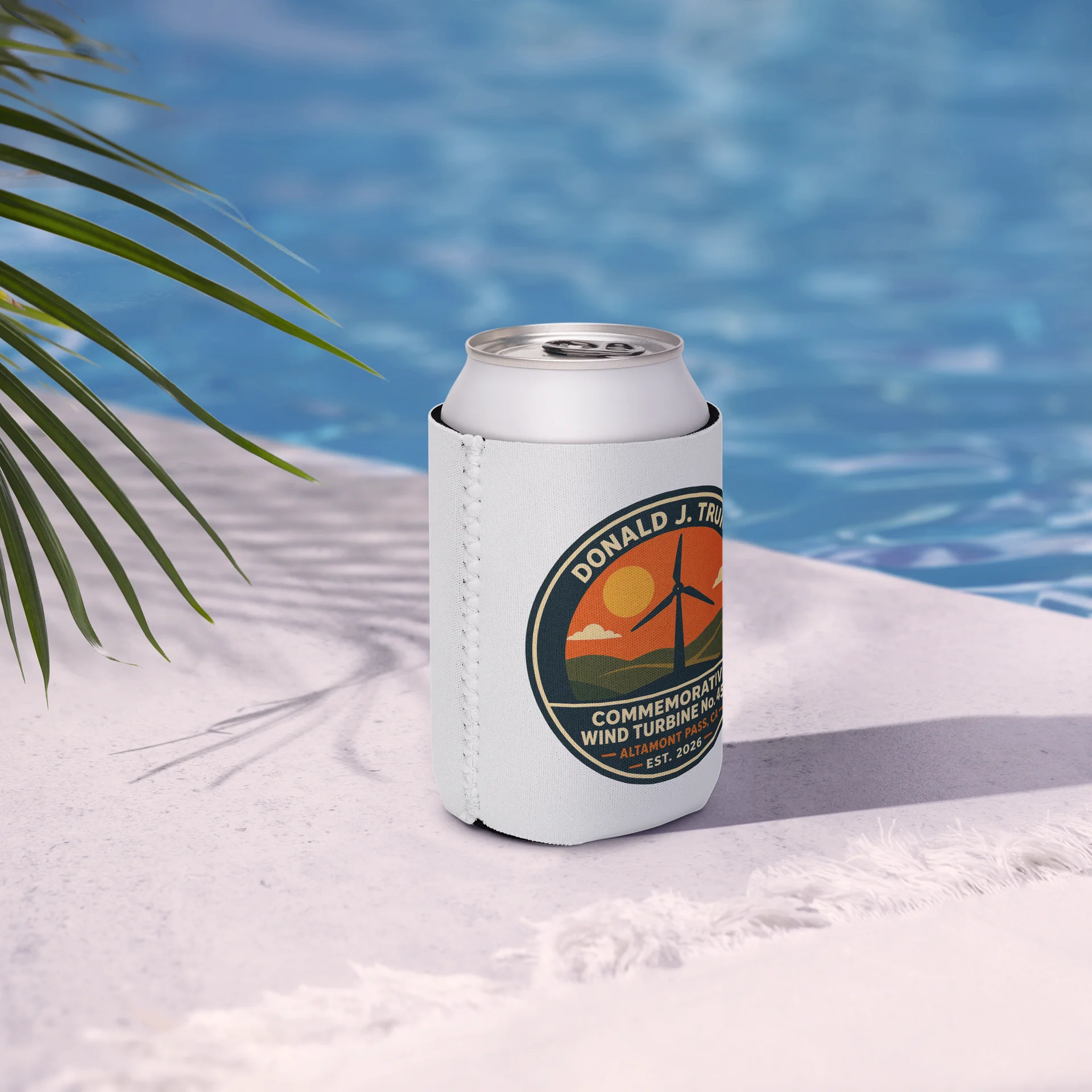 Coozie Can Cooler - Donald J. Trump Commemorative Wind Turbine No. 4547™ product image (6)