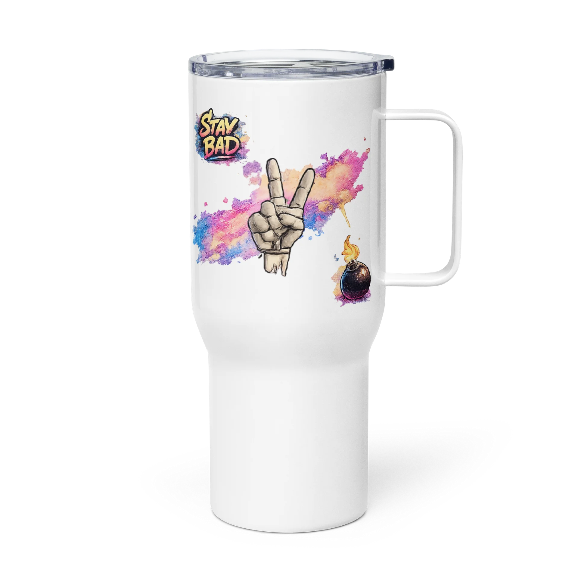 ''The Nobodies'' Travel Mug with a Handle product image (2)