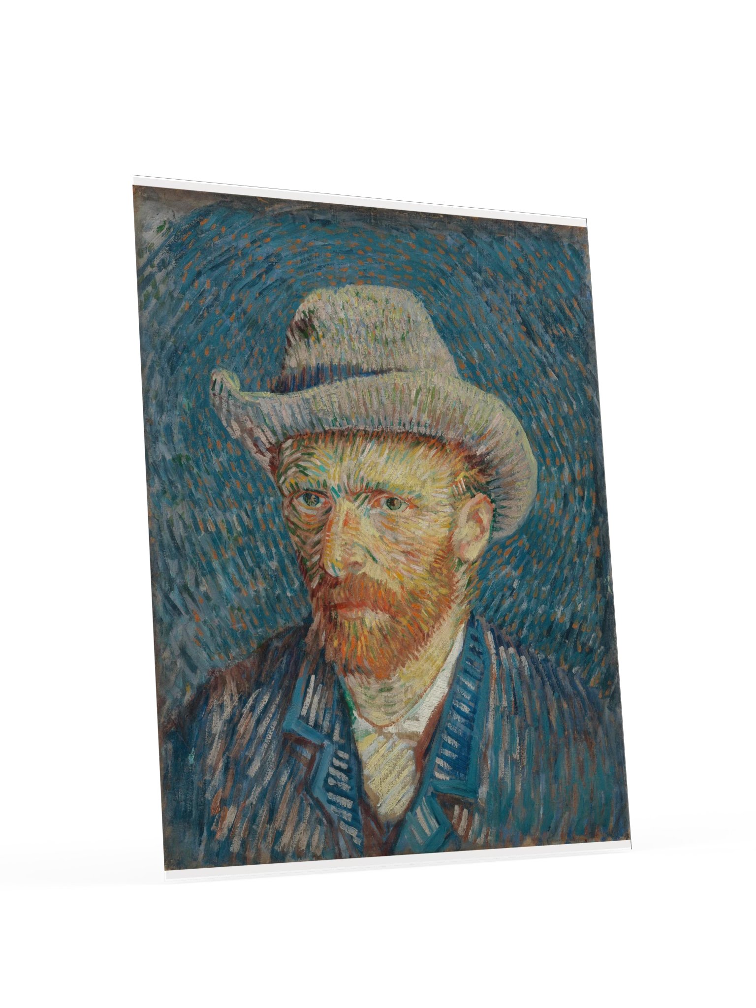 Van Gogh, Self-Portrait with Grey Felt Hat (1887) Fine Art Print product image (32)