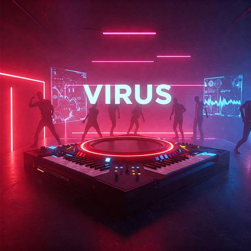 I enedee up re-doing the cover for Virus