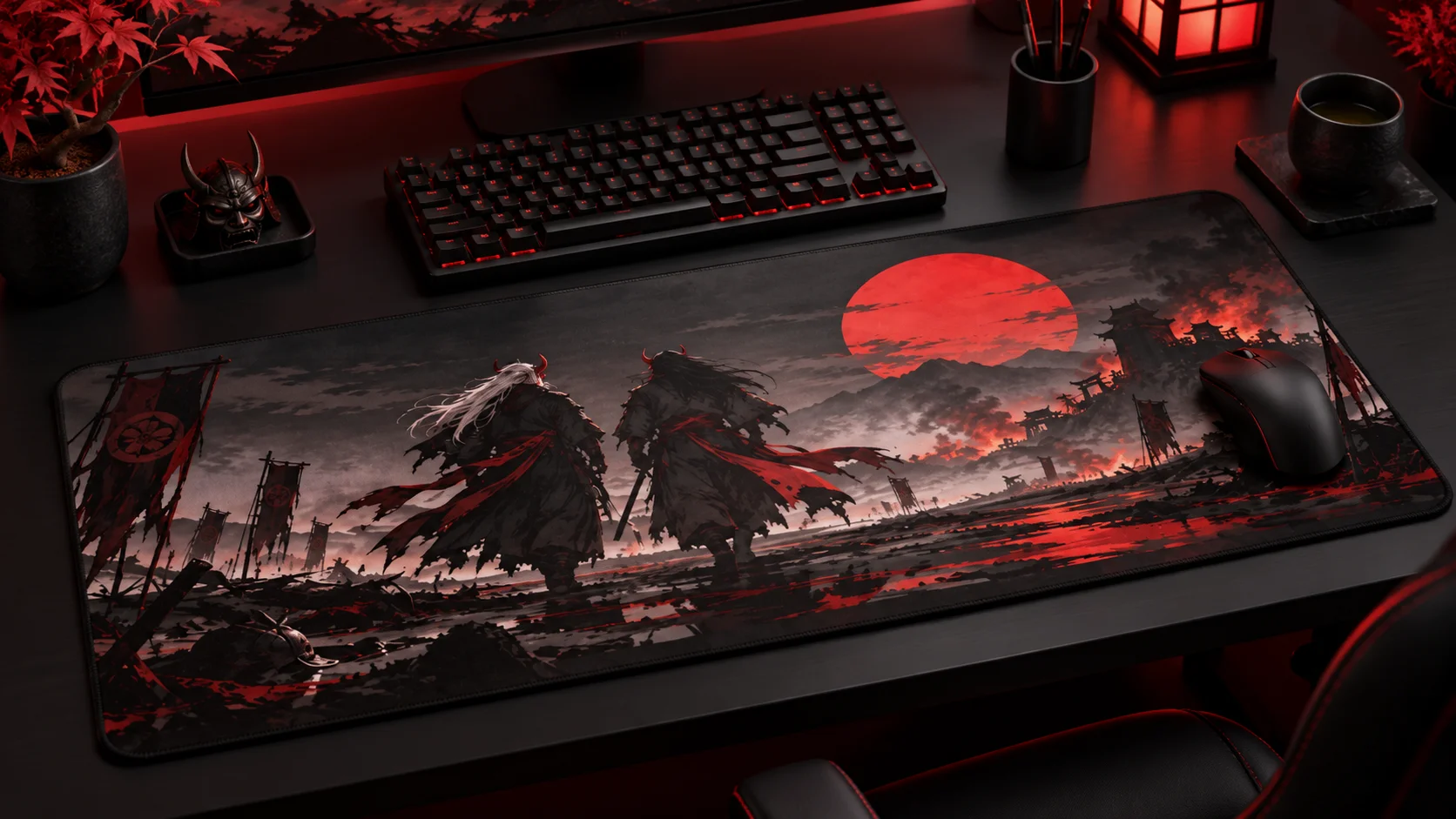 Crimson Oath | OniDeskt XL Mouse Pad product image (2)