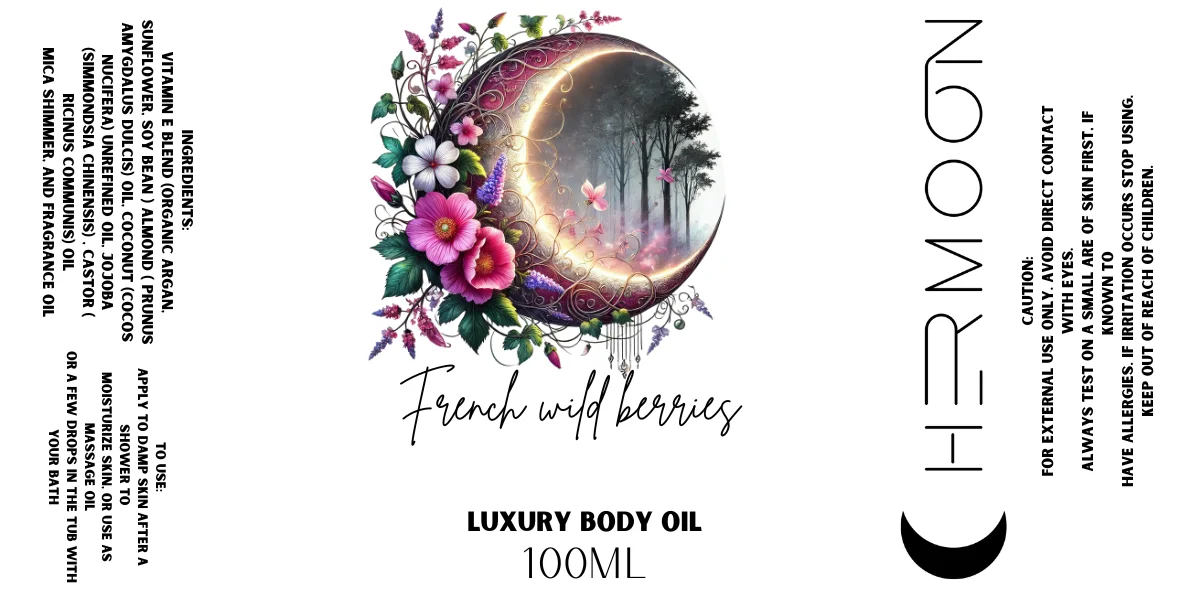 French Wild Berries Body Oil (100ML) product image (2)