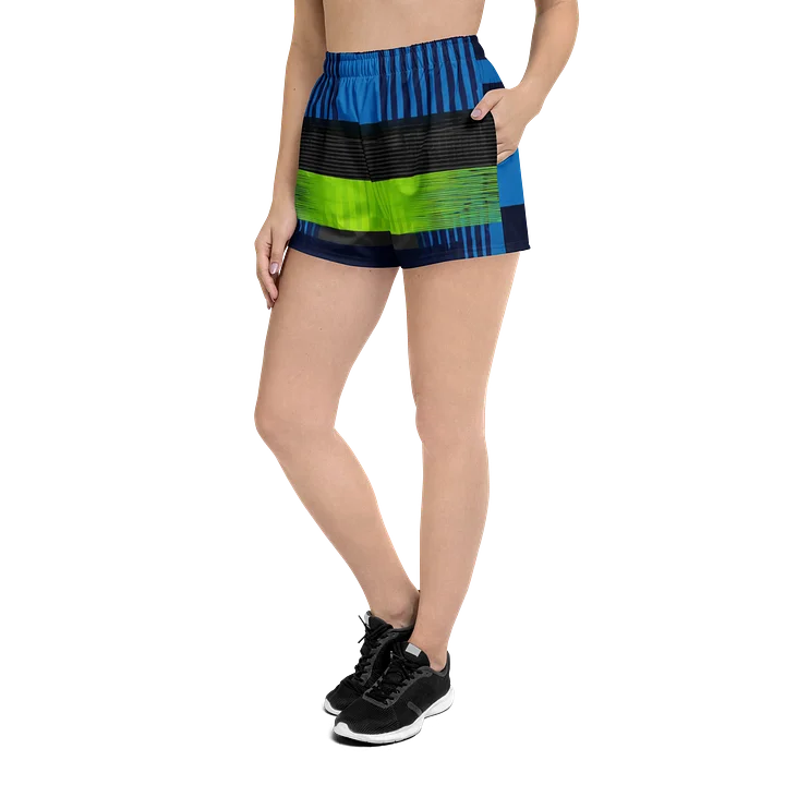Neon Geo Mirror Athletic Shorts product image (2)