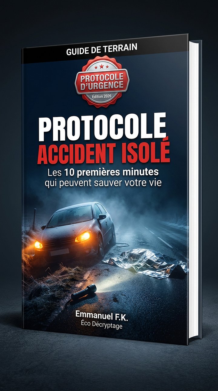 🚗 Accident Seul la Nuit : Les 10 Minutes qui Décident si Tu t'en Sors — Protocole + Checklist (Guide Gratuit) product image (1)