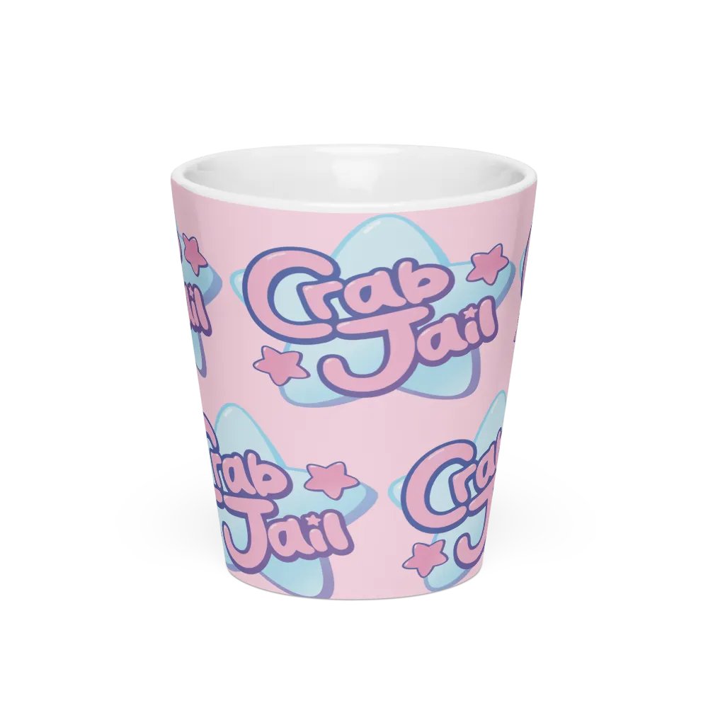 Crabjail Logo Latte Mug product image (3)