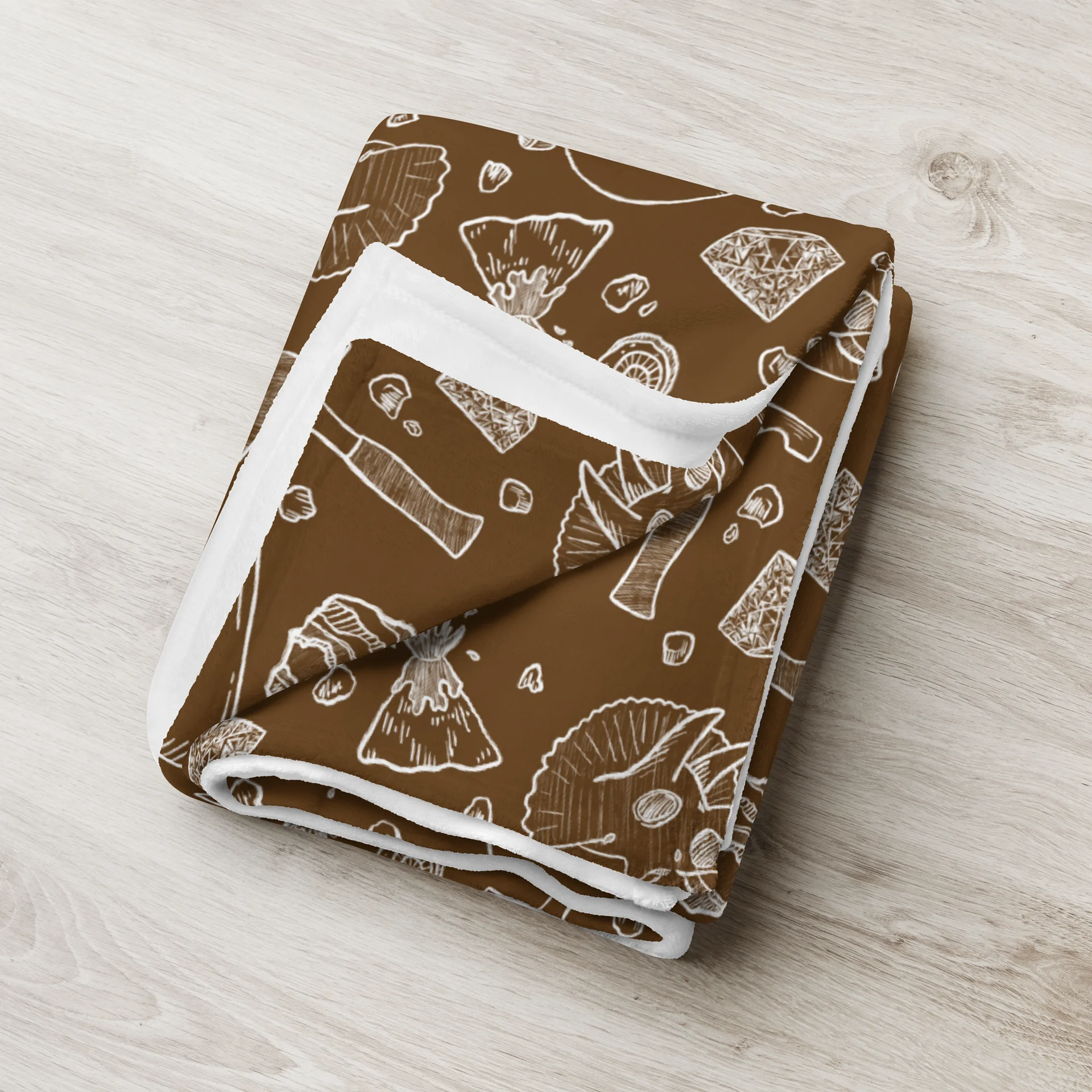 Geology Sketches Throw Blanket product image (3)