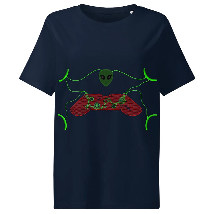 Galactic Gamer Organic T-Shirt product image (1)