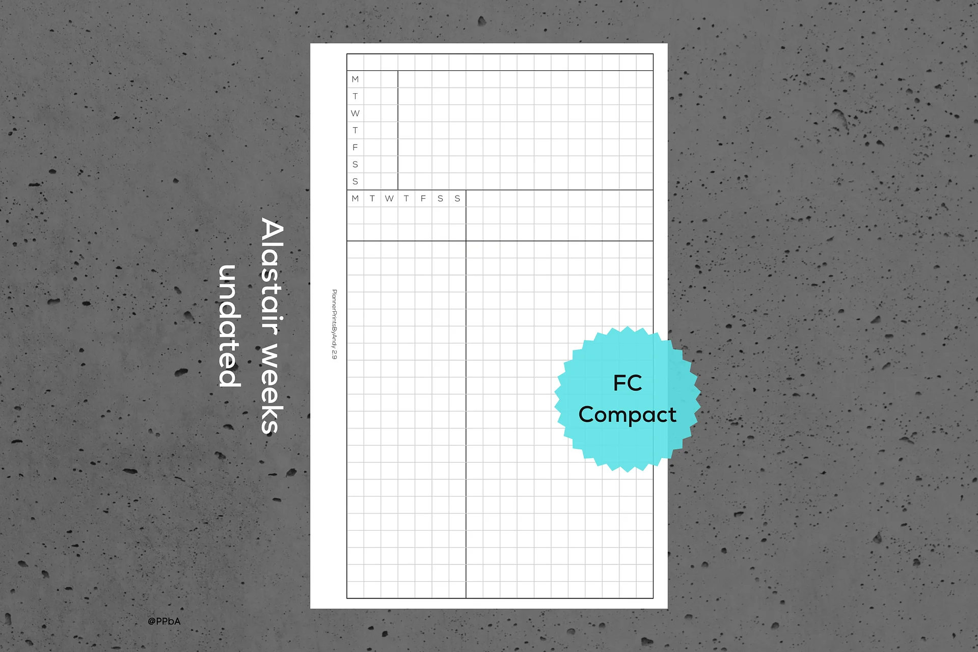 weekly tasks - Alastair style - FC Compact - 2026 product image (1)