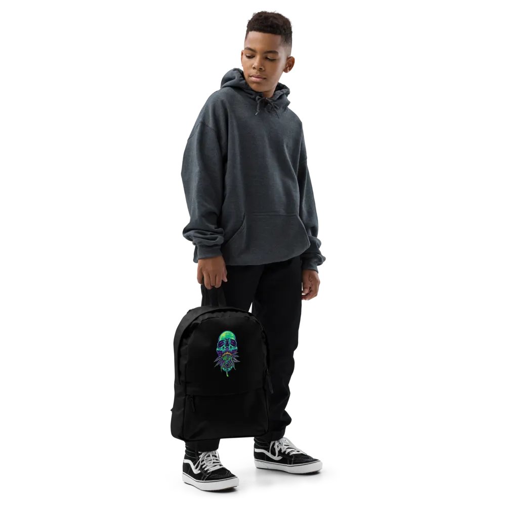 Ethereal Leaf Skull All-Over Backpack product image (6)
