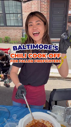 Fallen Firefighters Fund Chili Cool-Off in Baltimore. Hosted every year by @_olar____ #baltimore #chili