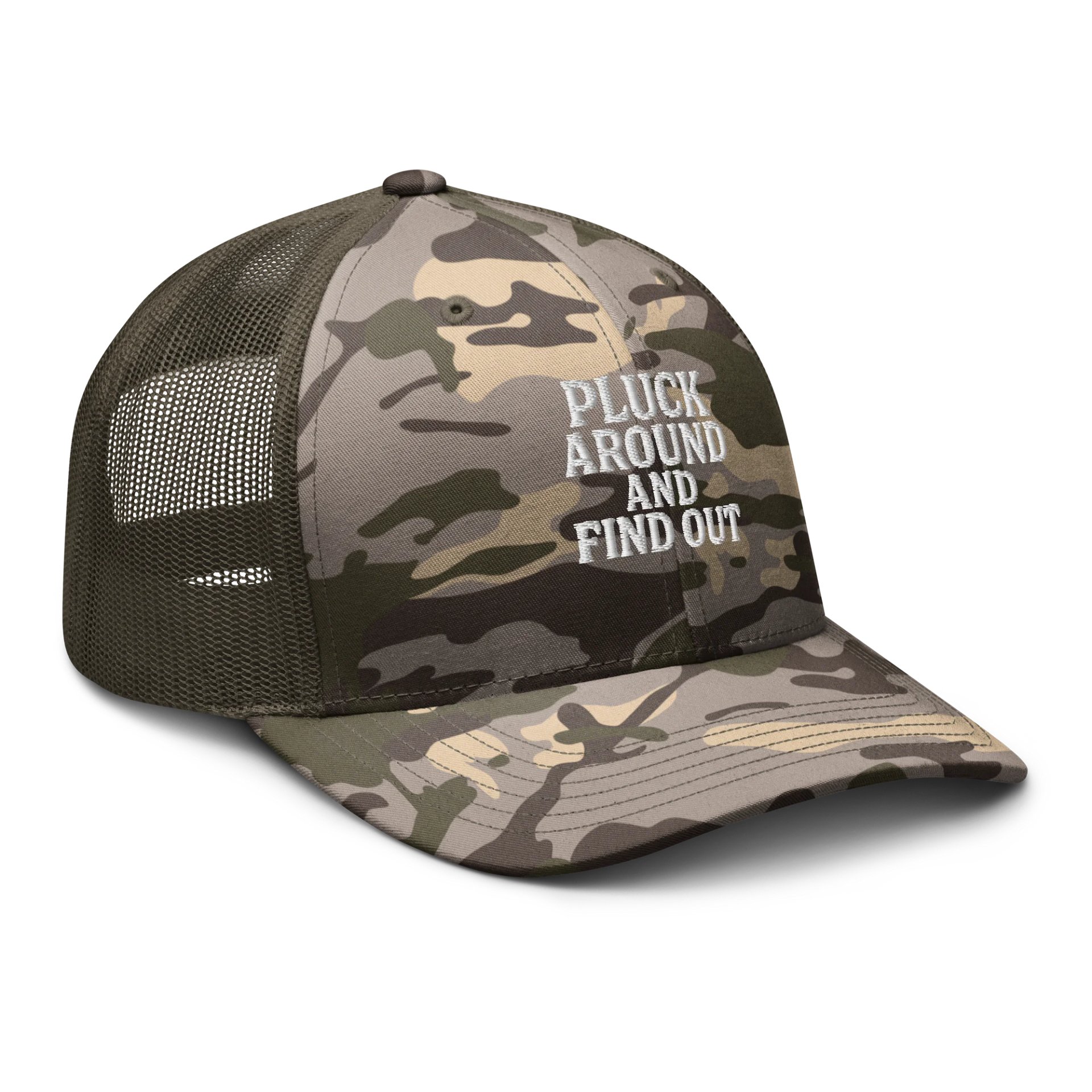 Pluck Around Camo Hat product image (6)