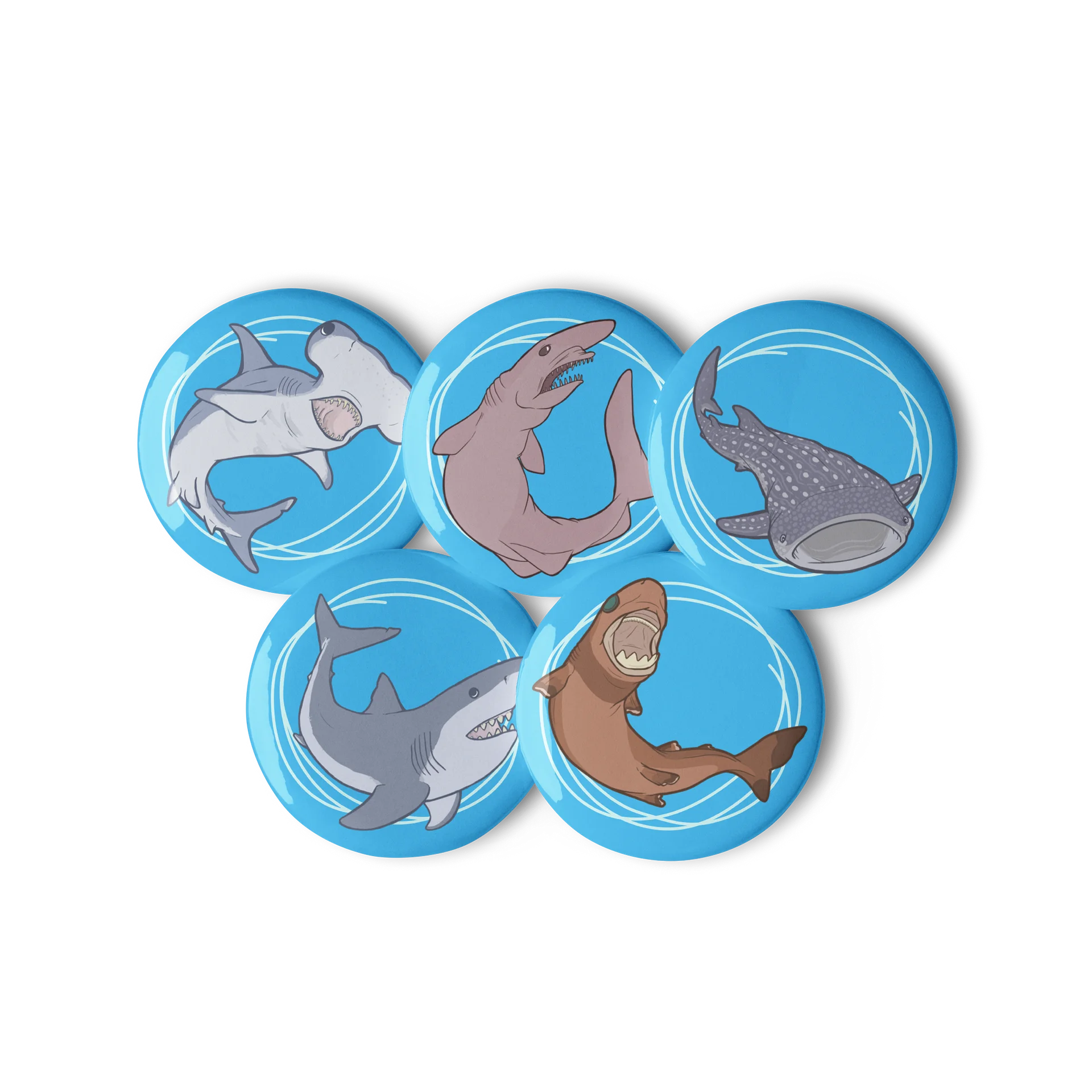 Shark Pins - set 1 product image (2)