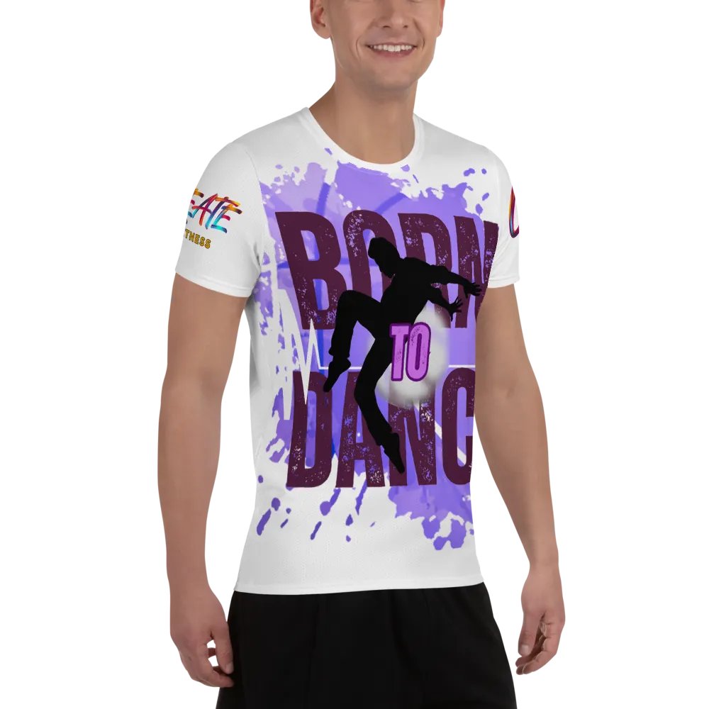 Born to Dance His Silhouette Huge Print Athletic Tee product image (12)