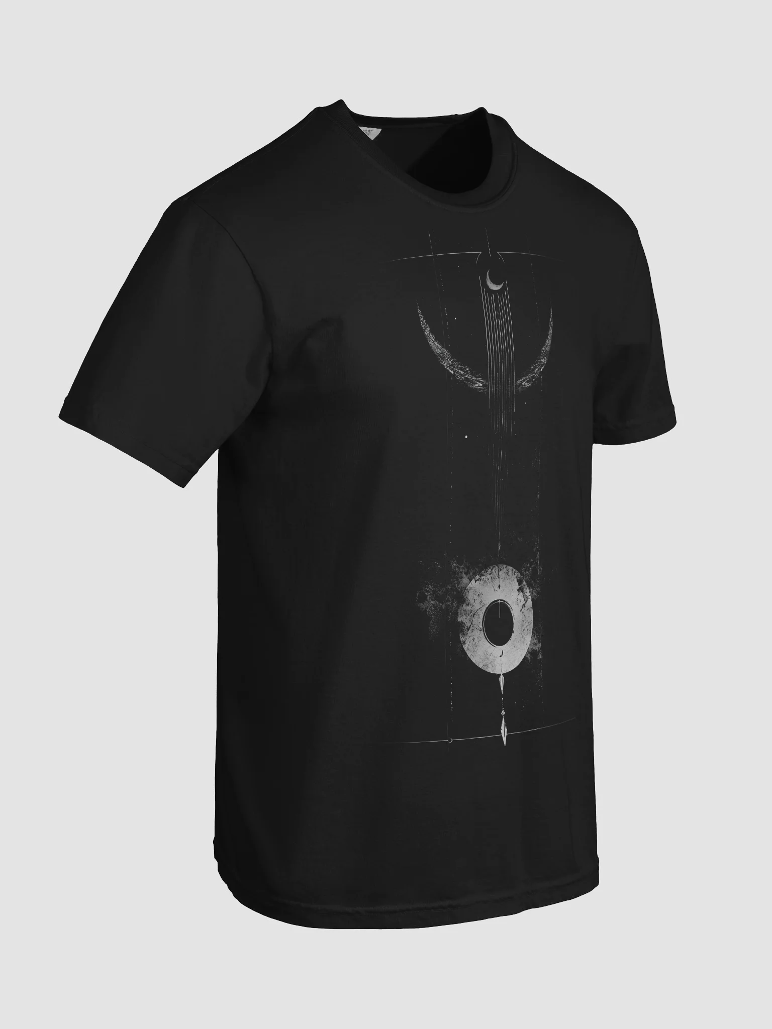 Occult Eclipse Sigil Black Graphic T-Shirt product image (8)