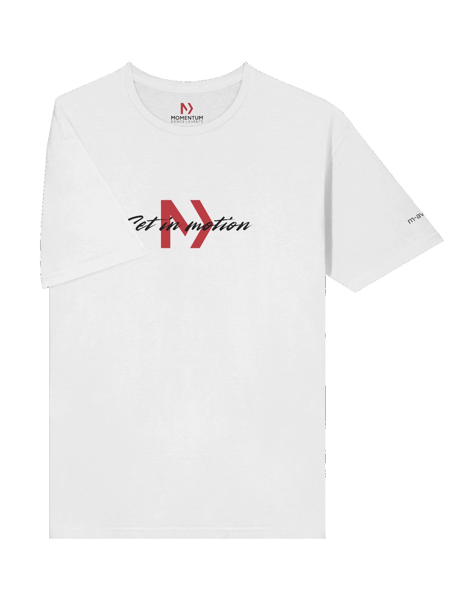Set in motion unisex T-shirt white product image (5)