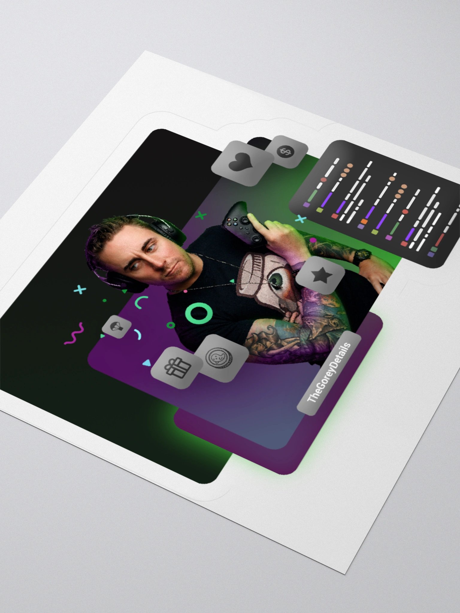 Chat Encouraged - Kiss Cut Stickers product image (8)