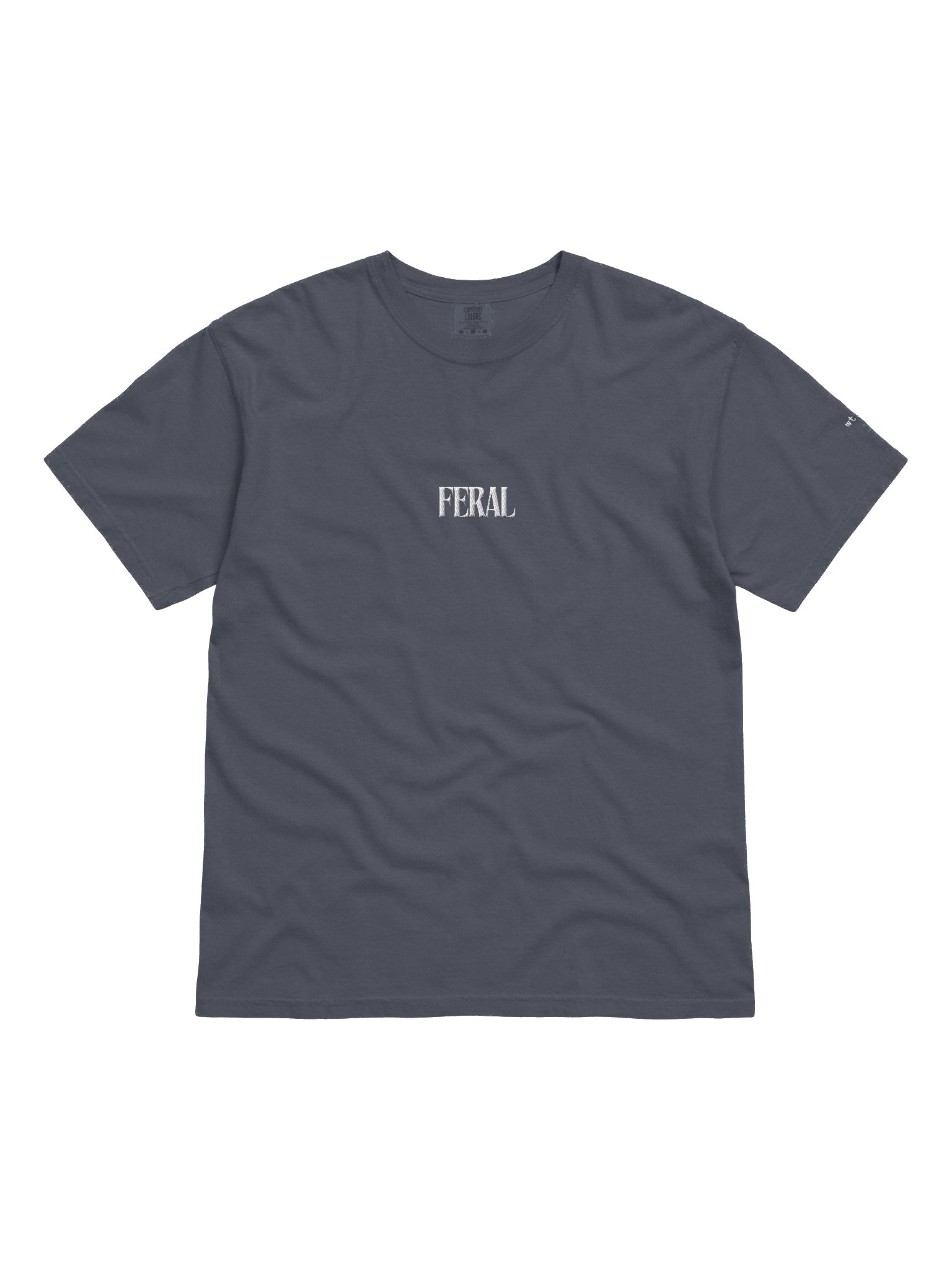 FERAL embroidered tee product image (1)