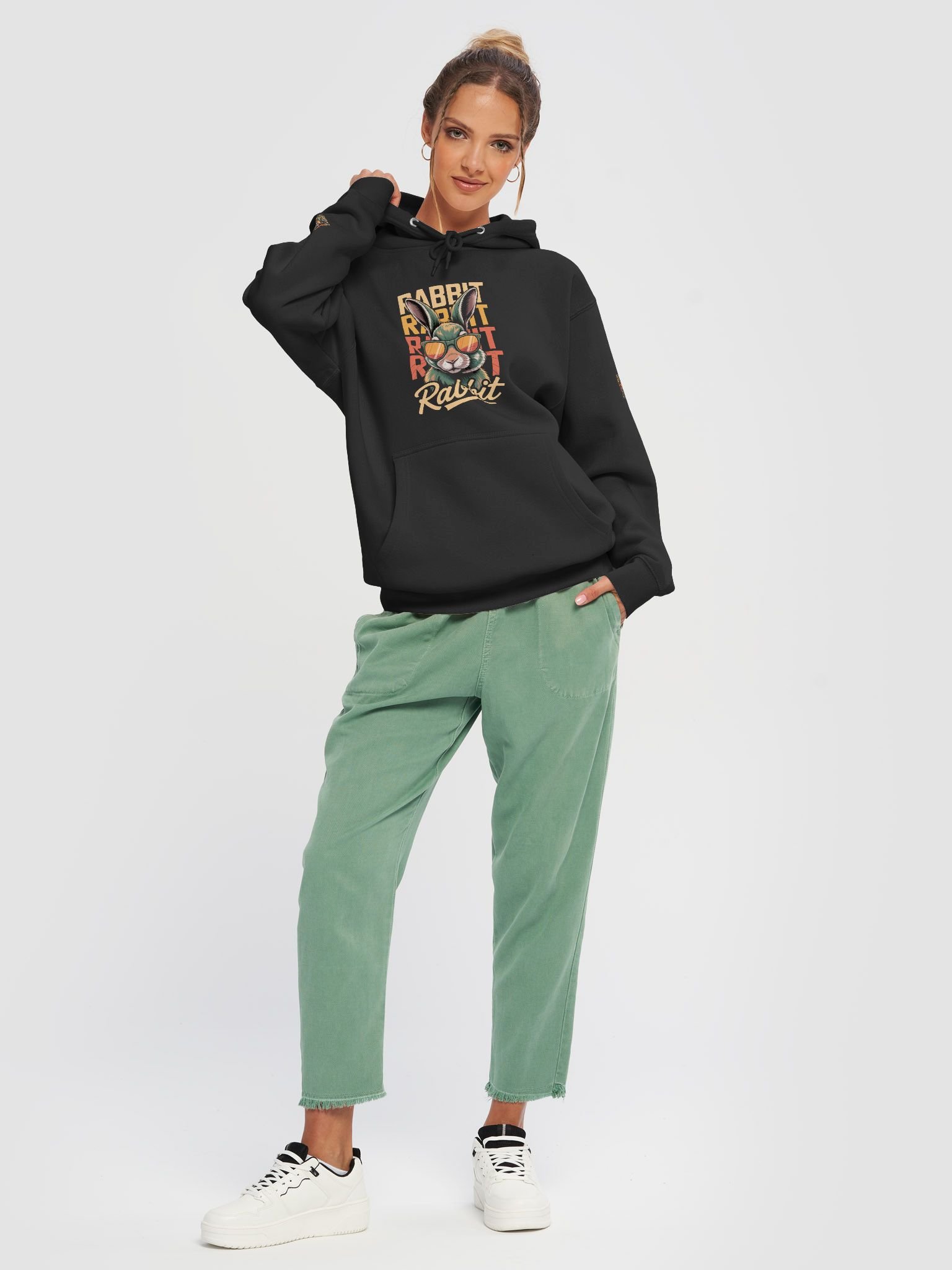 Cool Rabbit Vibes Pullover Hoodie product image (6)