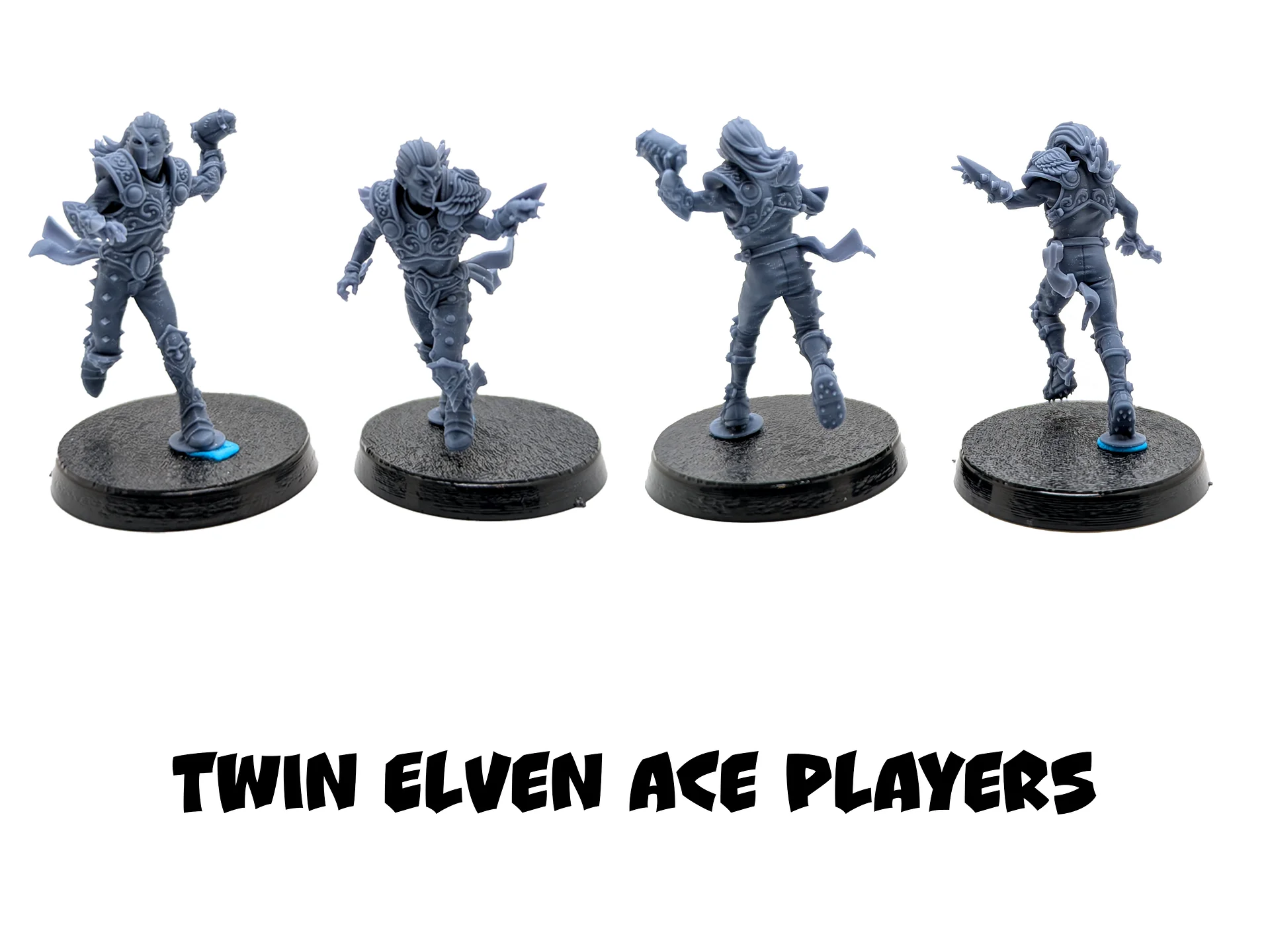 Twin Elven Ace Players - Brutefun Miniatures product image (1)
