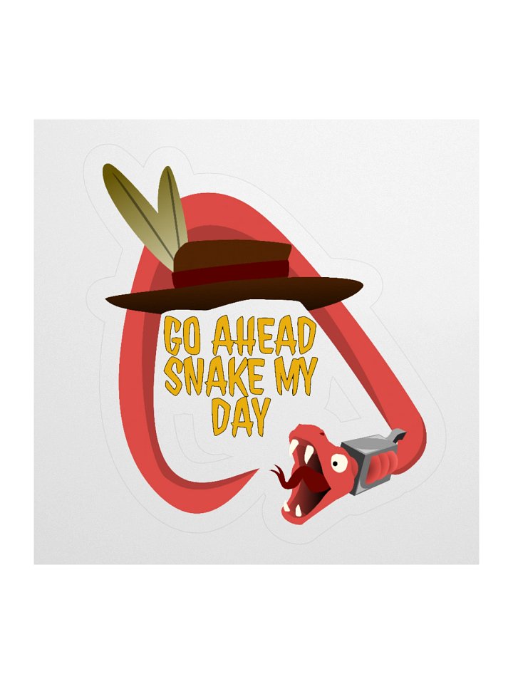 Wild West Snake Sticker product image (3)