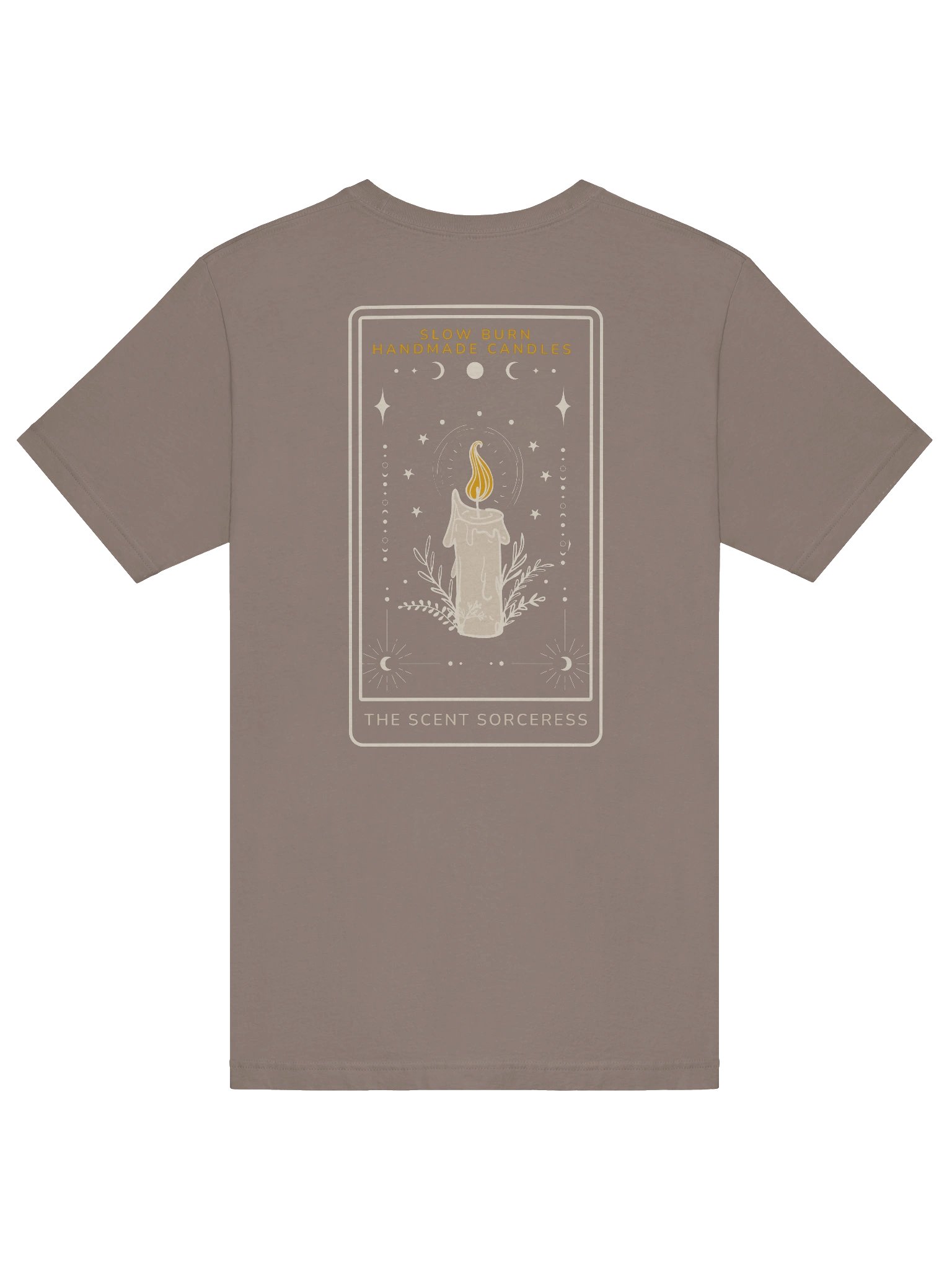 Slow Burn Candle Lover Tee with Tarot Back product image (66)