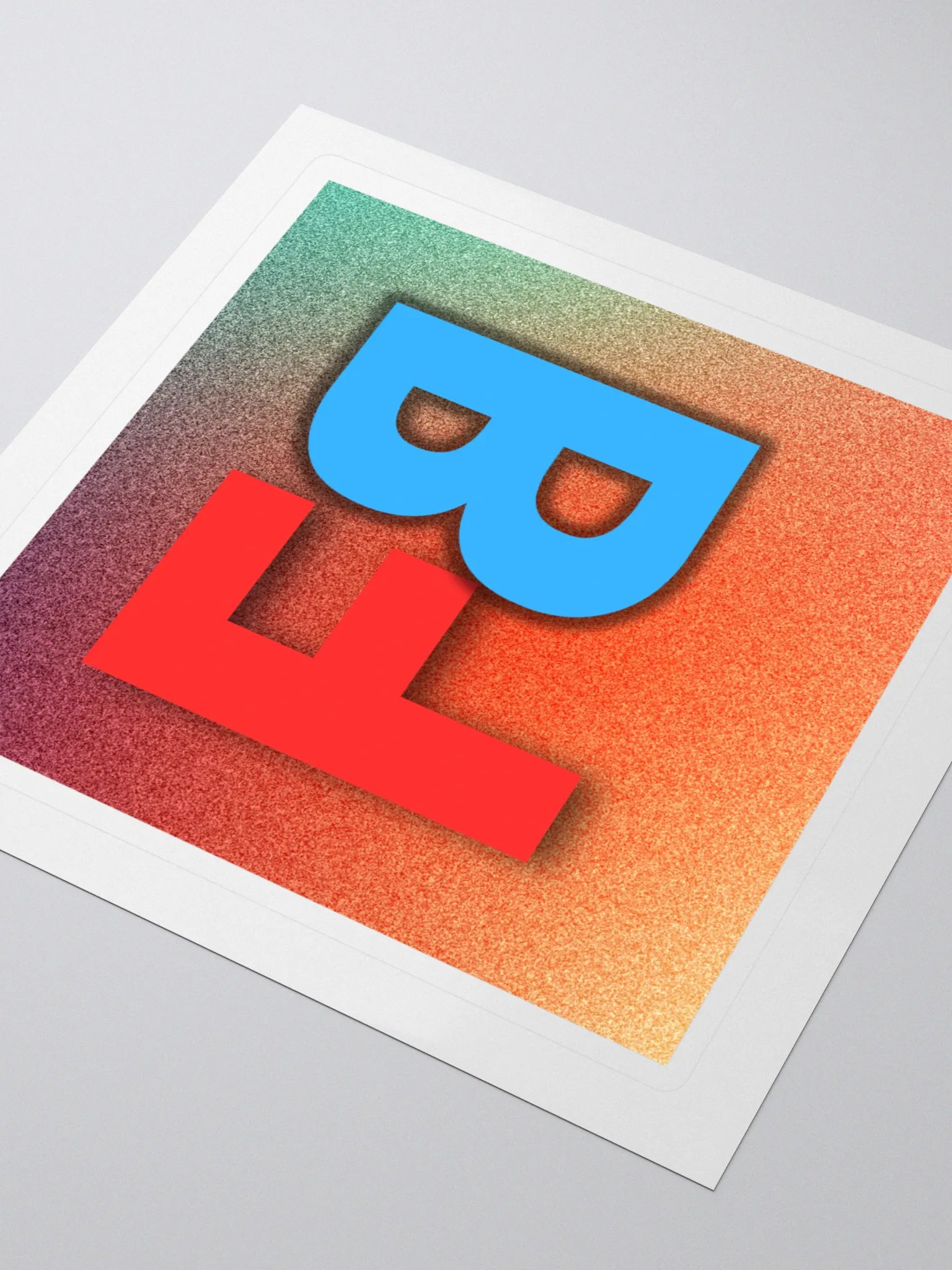 Colorful Buff Sticker product image (3)