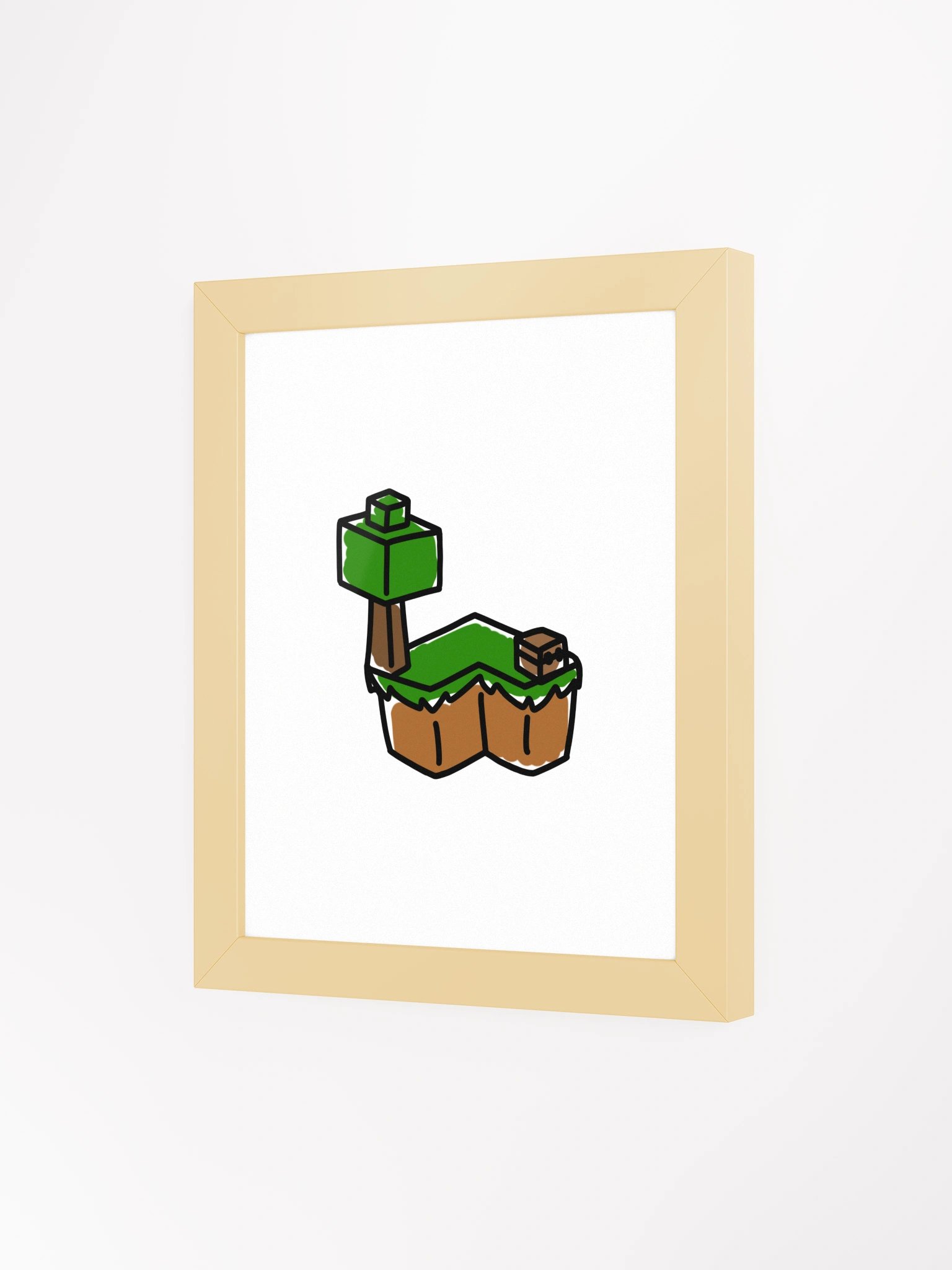 Skyblock Colored Doodle Art product image (3)