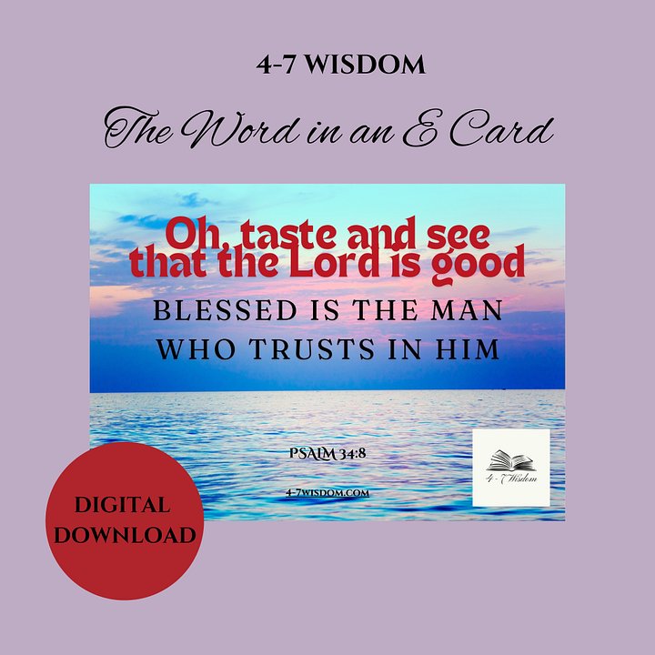 Taste & See E Card product image (1)