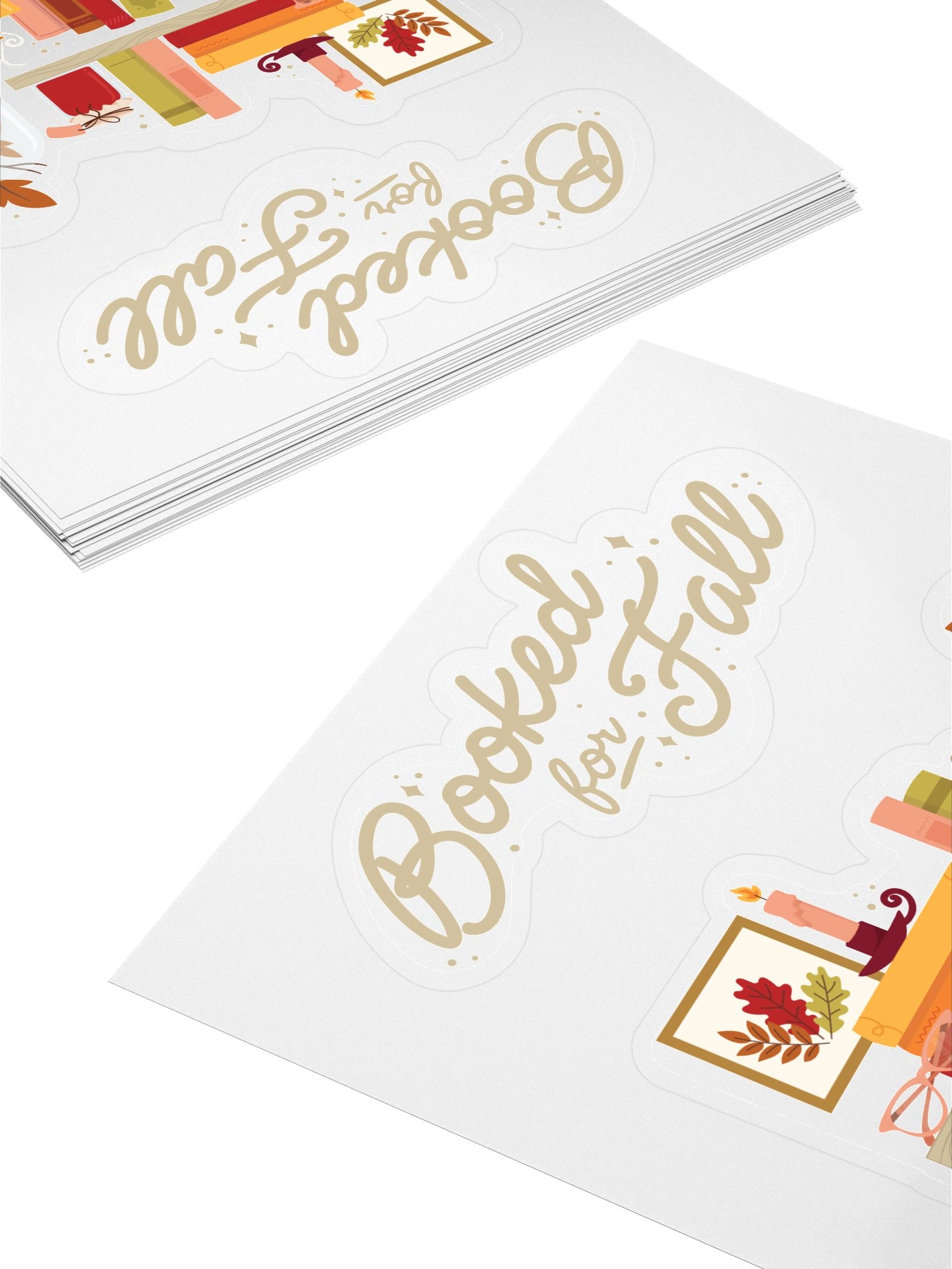 Booked for Fall Stickers product image (4)