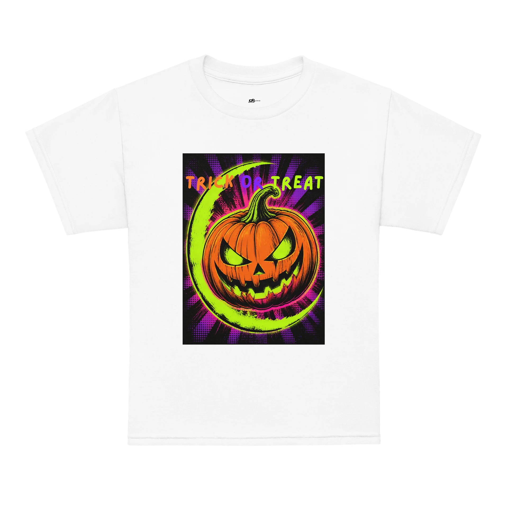 NEON JACK-O-LANTERN GRAPHIC TEE (YOUTH) product image (7)