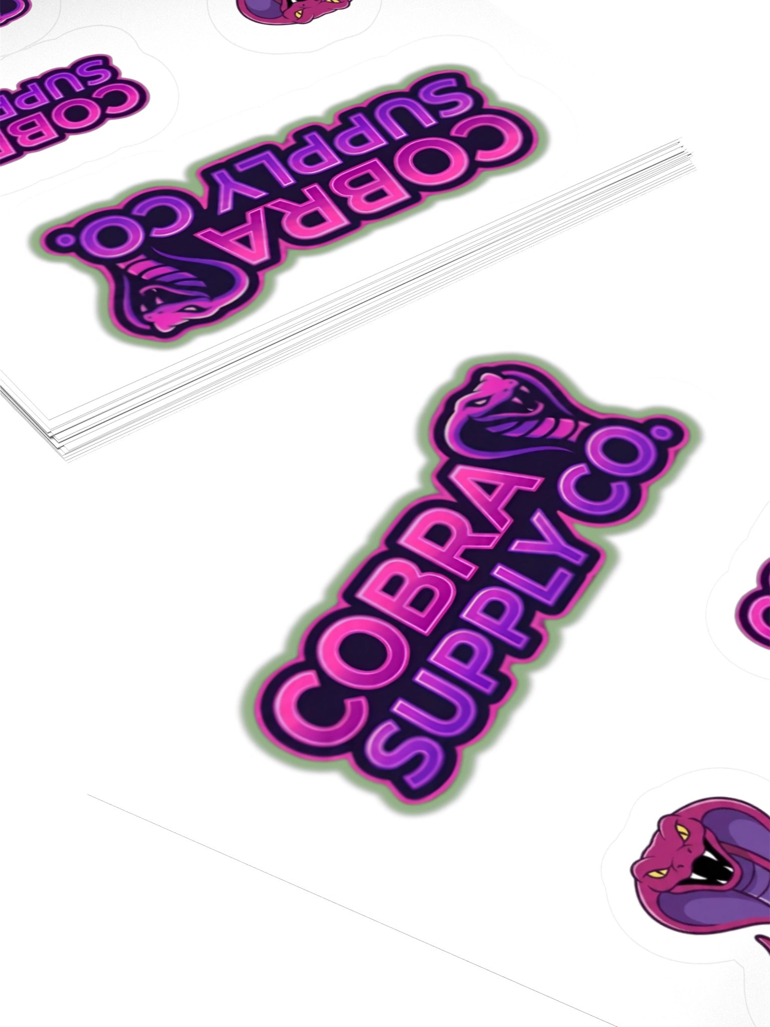 Cobra Supply Co. Neon Kiss Cut Stickers product image (13)
