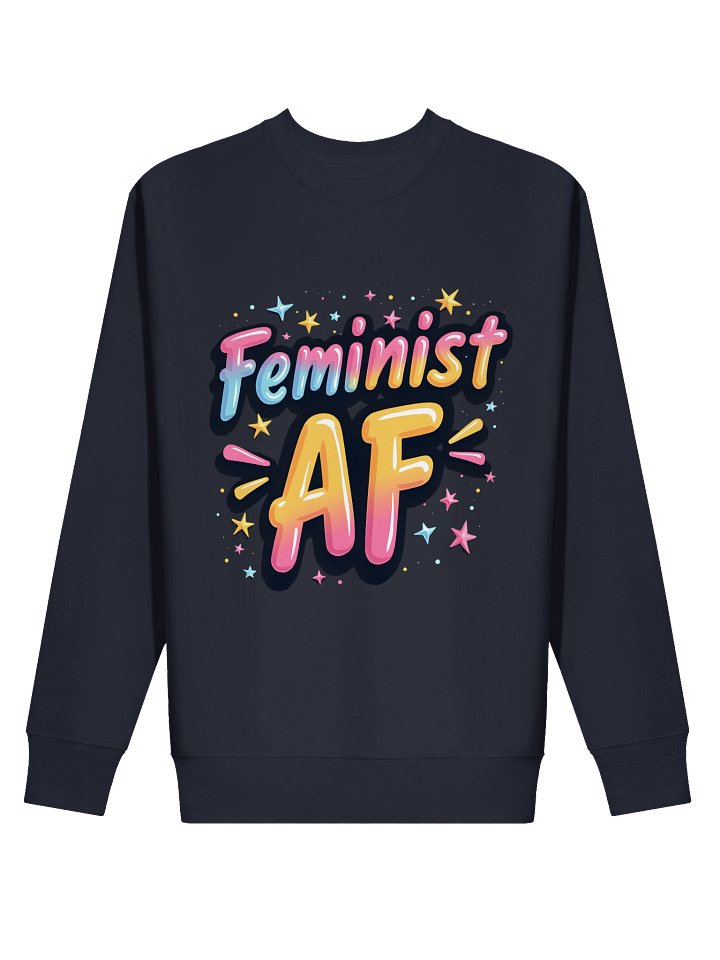 Feminist AF Sparkle Sweatshirt product image (10)