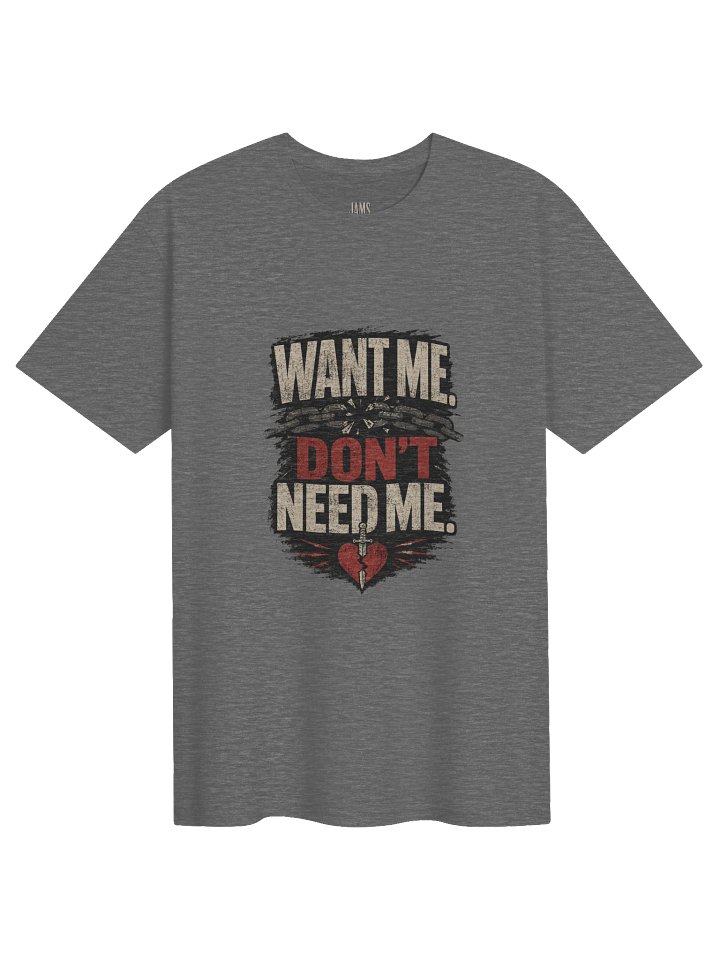 Casual Want Me T-Shirt, Breathable Daily Wear product image (1)