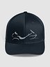 Shadow Wing DCT Flexi-Fit cap in silver