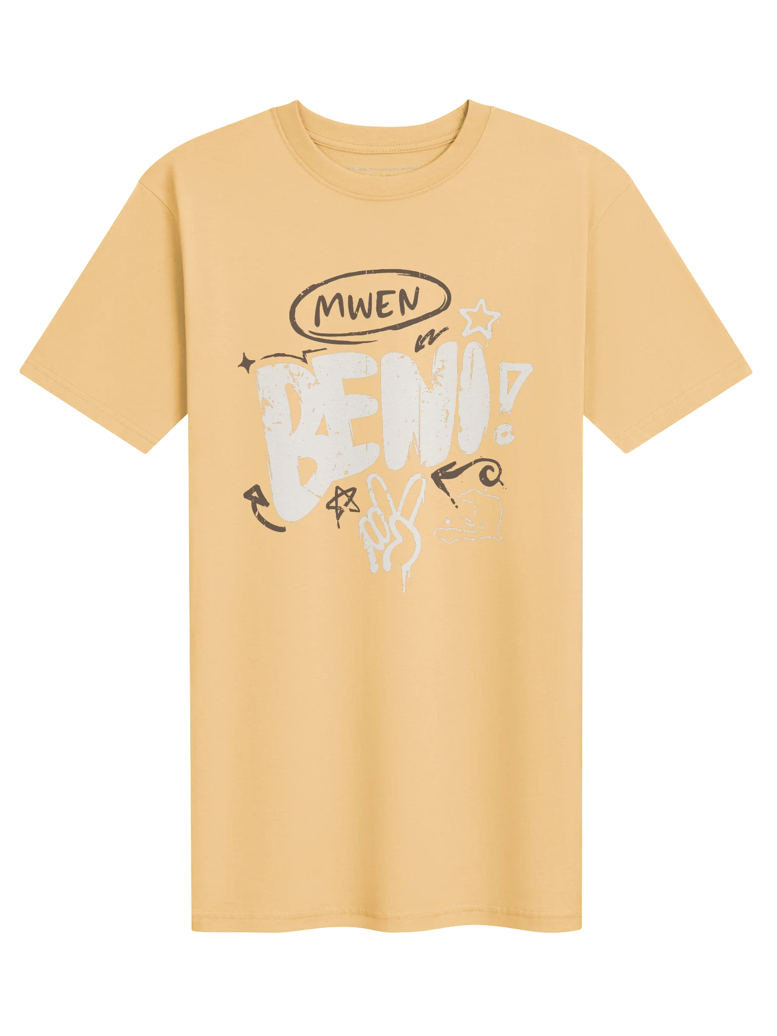 Mwen BENI Street Art Graffiti Men's Tee product image (1)