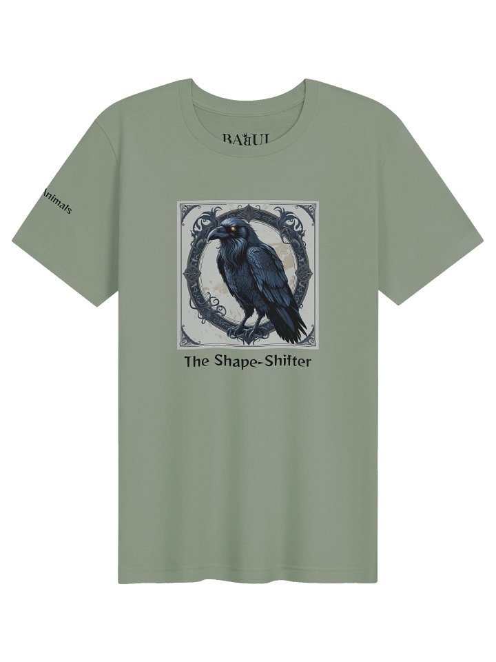 CROW – The Shape-Shifter - Magic Animals T-Shirt - (front graphic) product image (1)