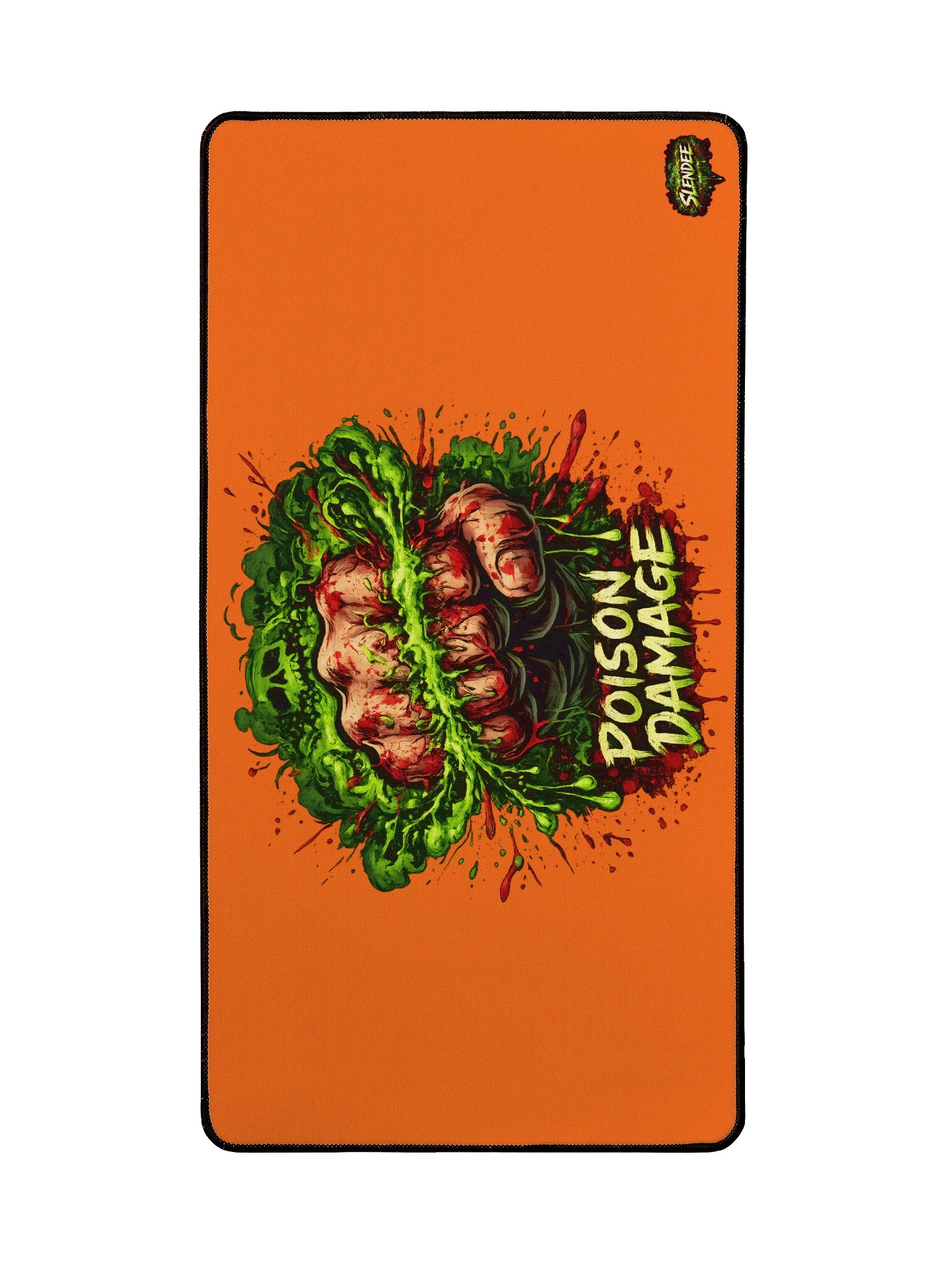 POISON DAMAGE DESK MAT ORANGE product image (2)