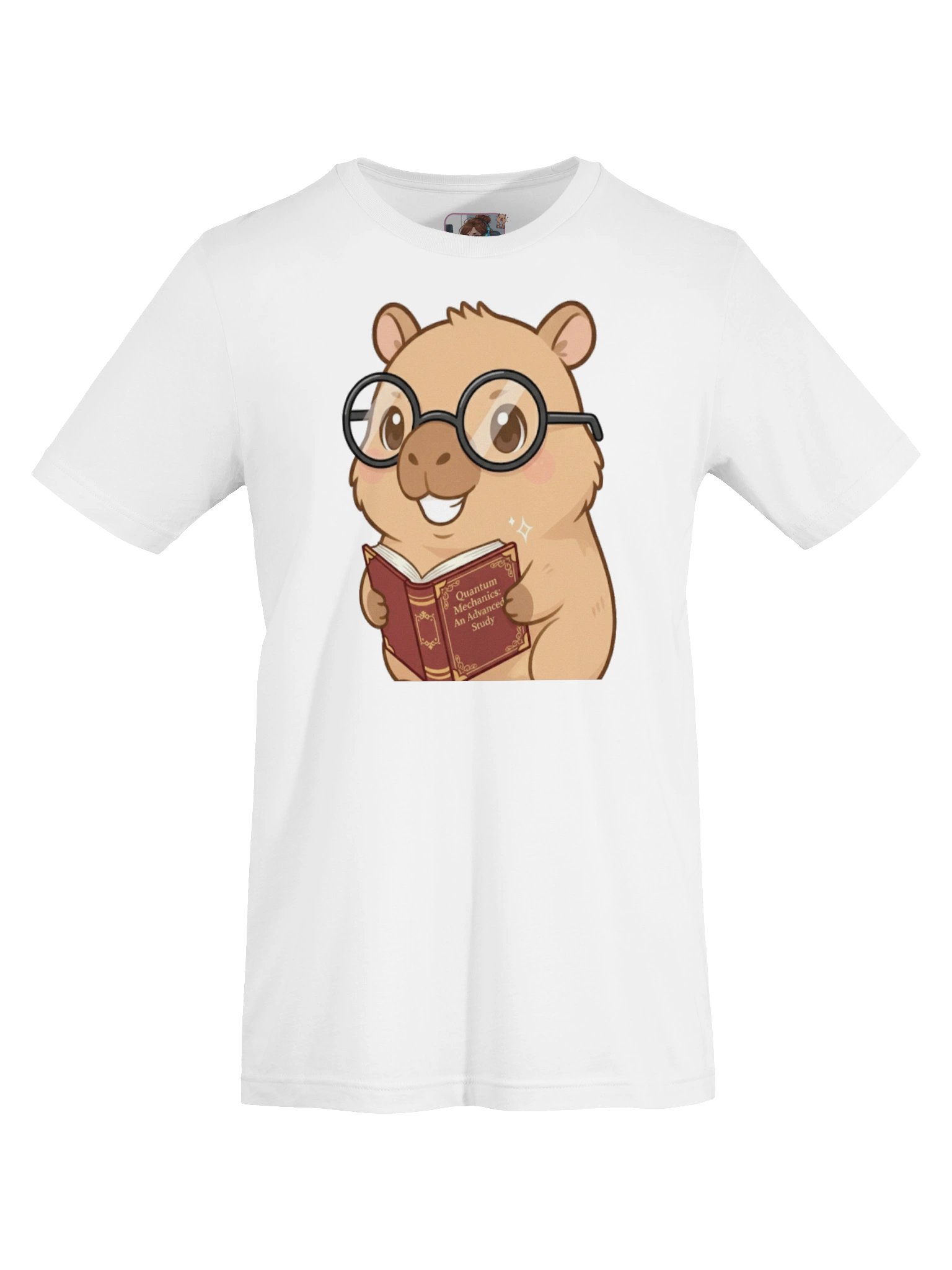 Reading Capy T-Shirt product image (5)