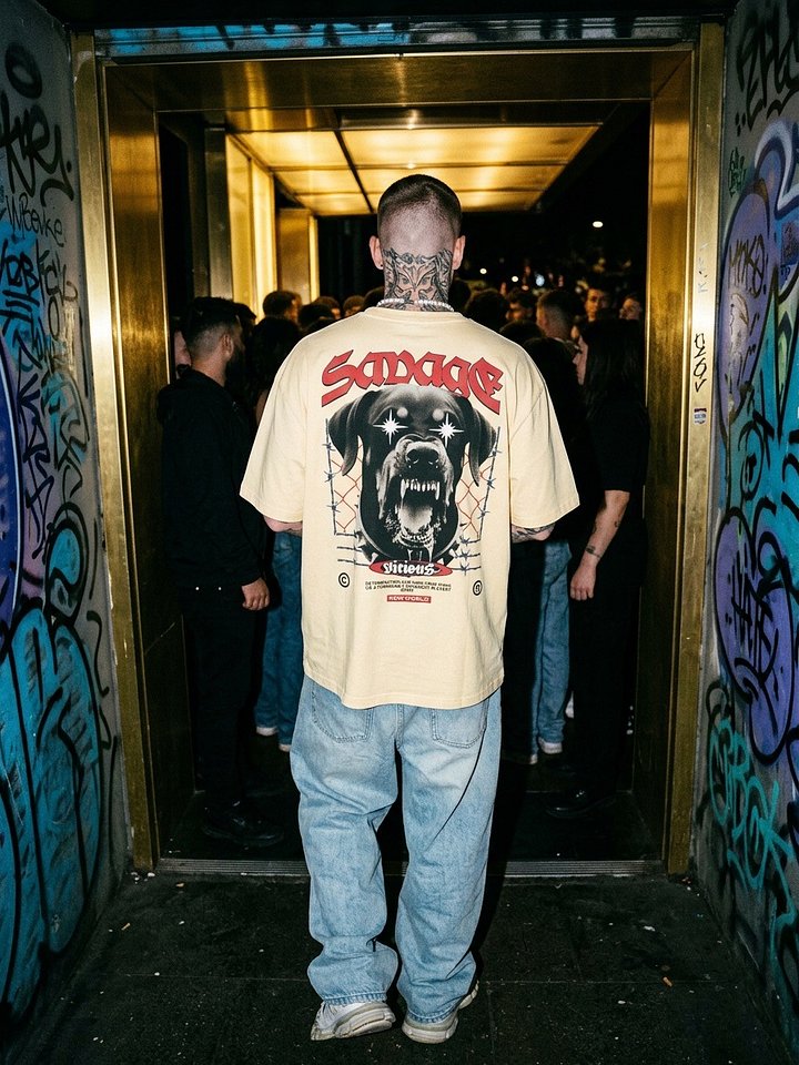 Savage T-Shirt | VOID Club x Comfort Colors Heavyweight Garment-Dyed Tee product image (2)