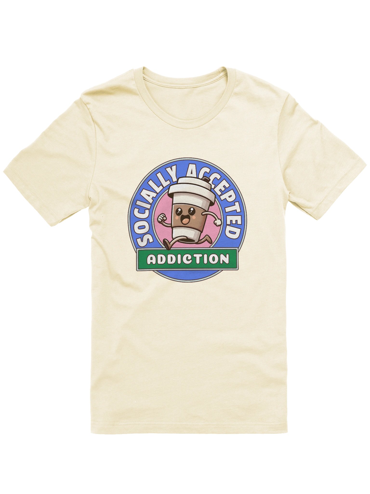 Coffee Socially Accepted Addiction T-Shirt product image (3)