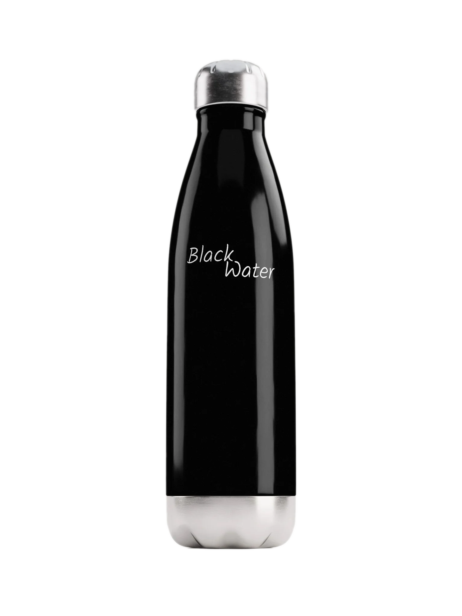 Stainless steel bottle - black - BLACK WATER product image (1)